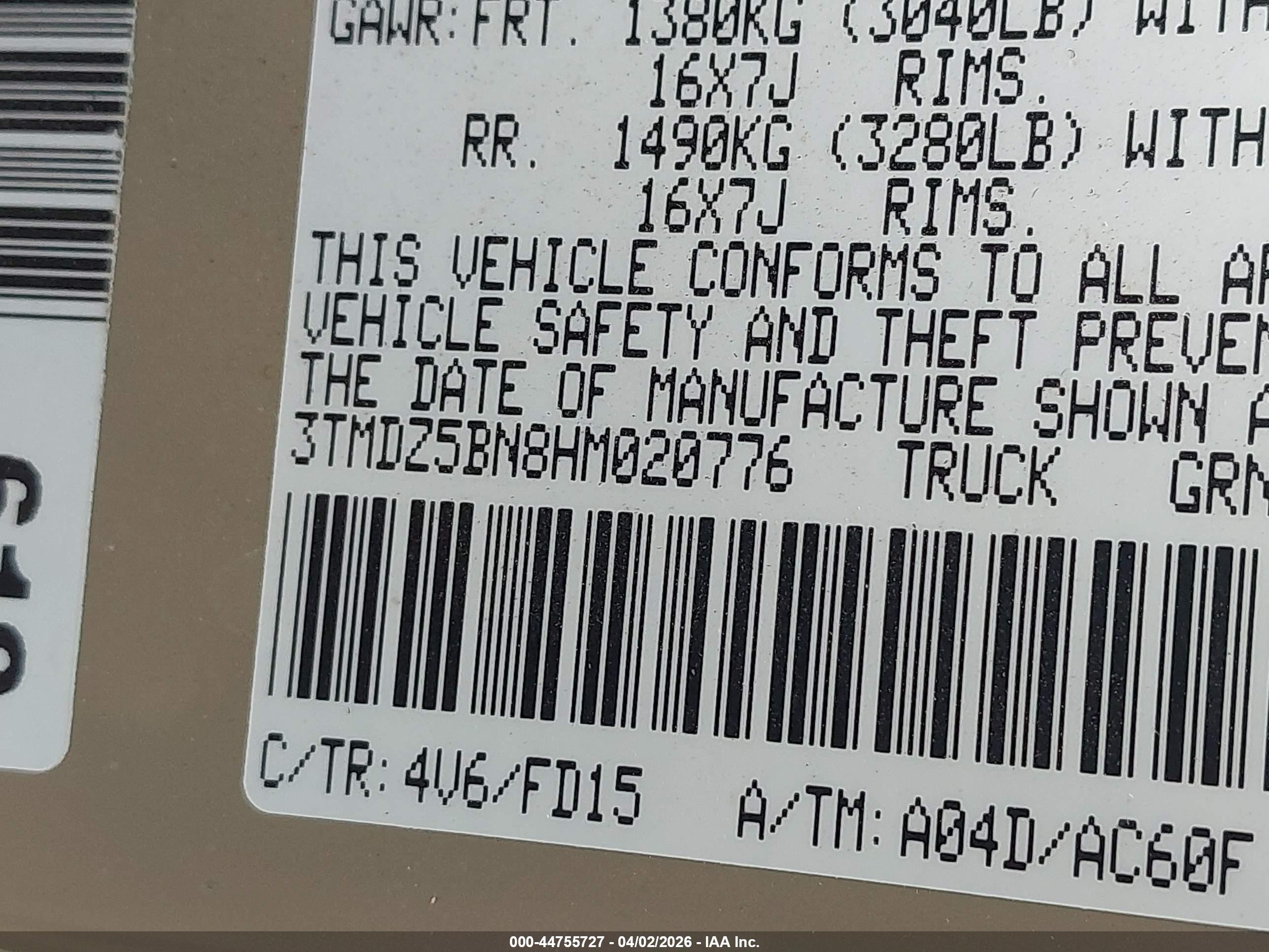 TOYOTA TACOMA image 9