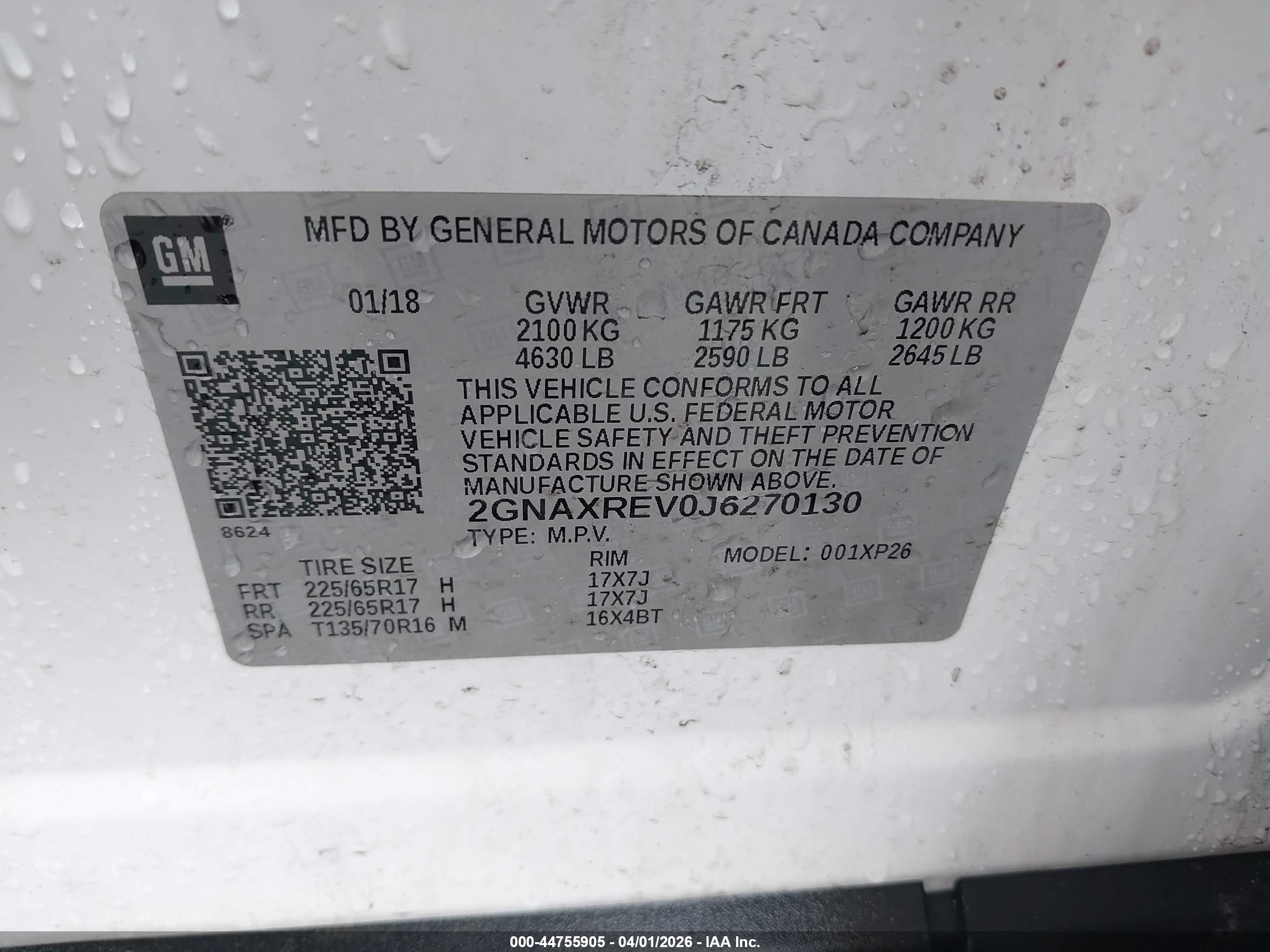 CHEVROLET EQUINOX image 9