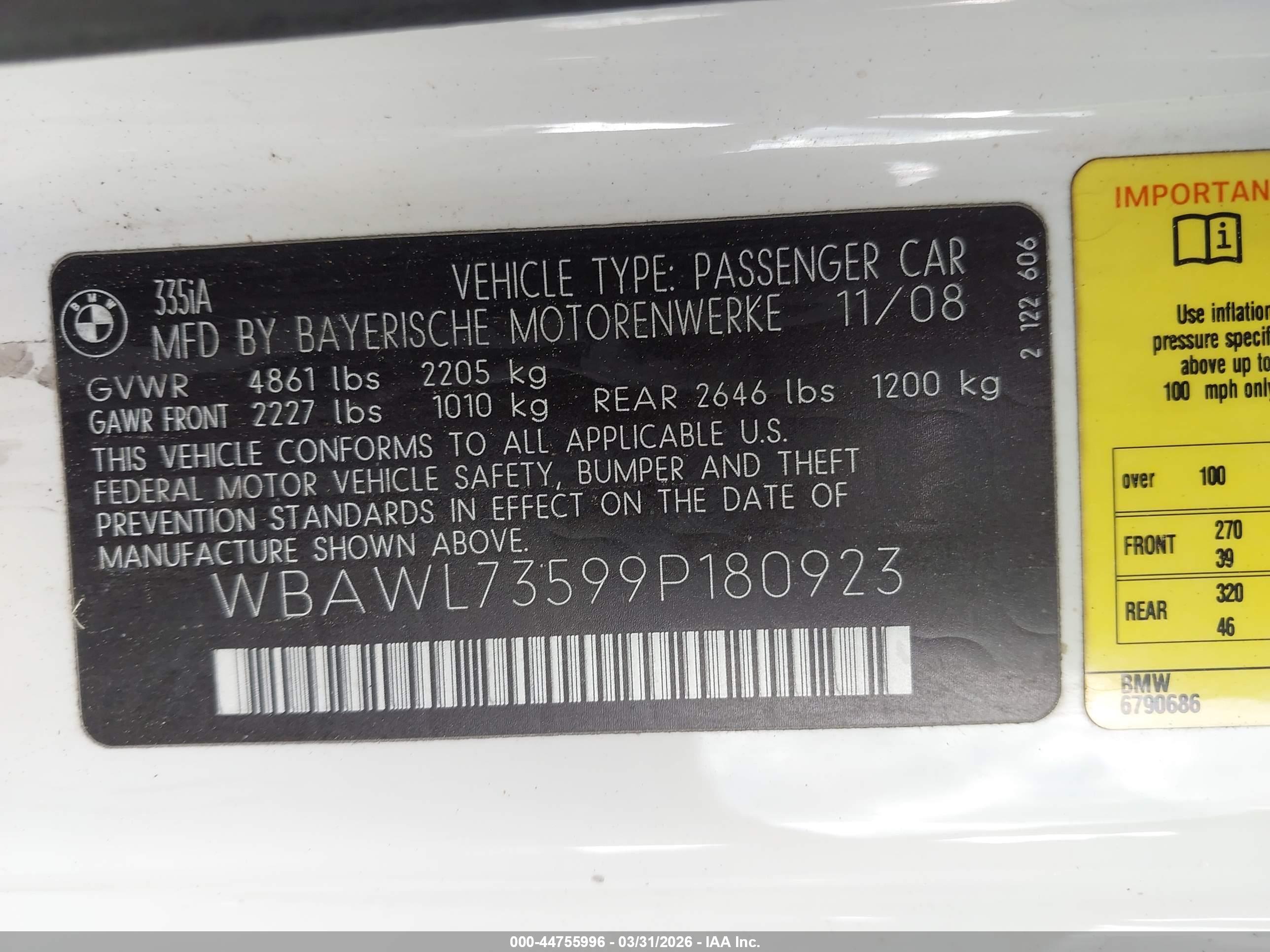 BMW 335I image 9