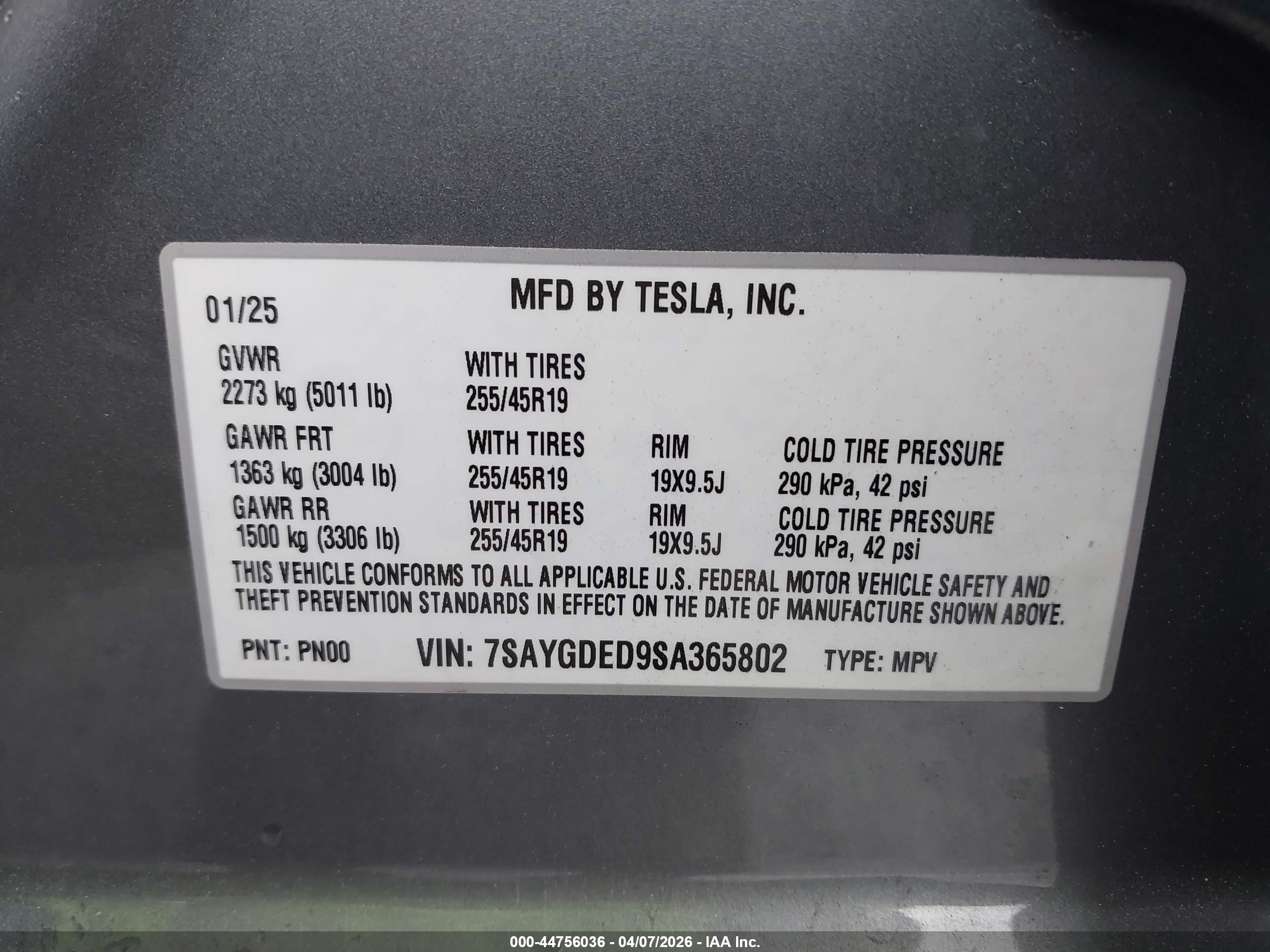 TESLA MODEL image 9