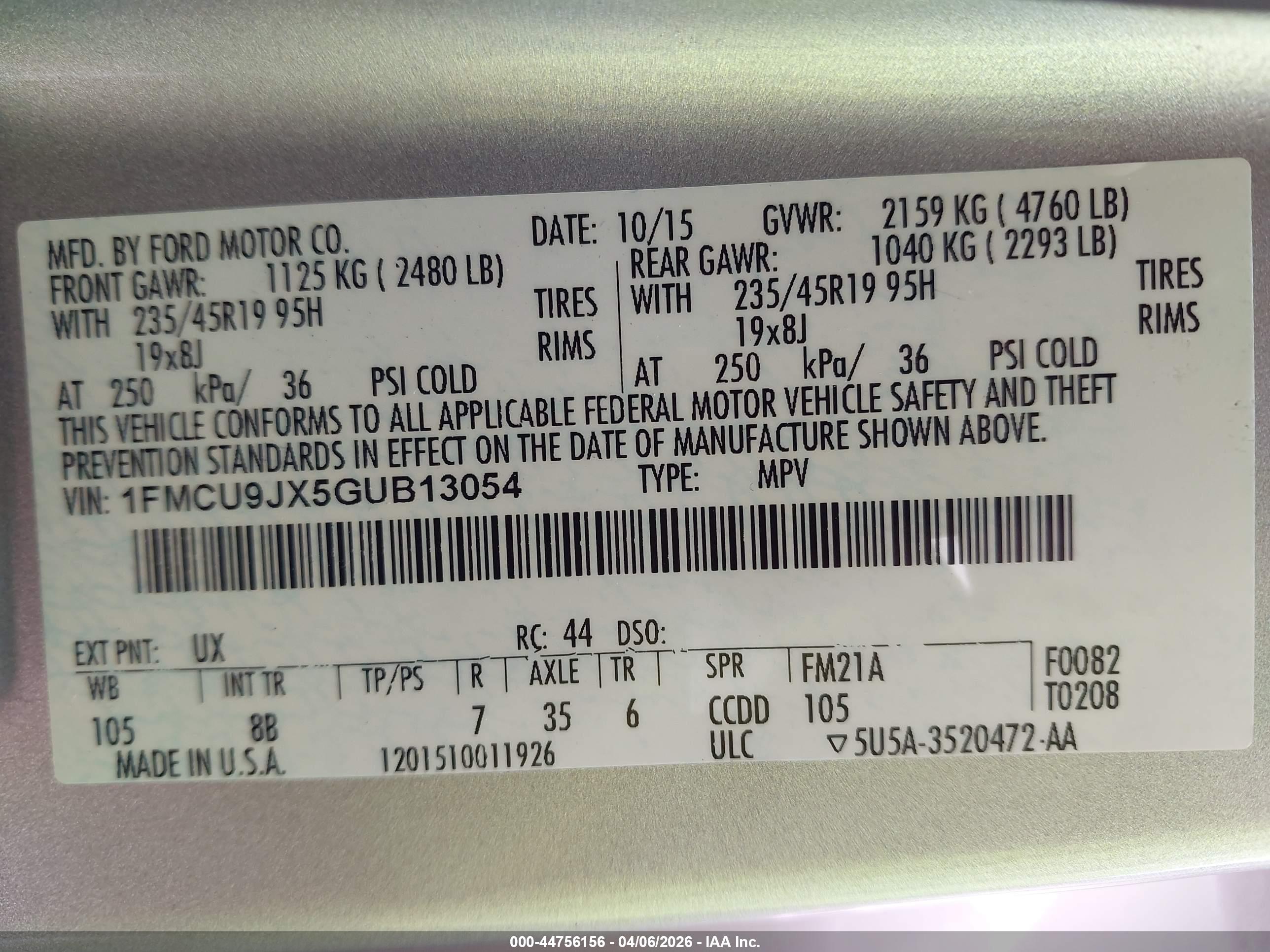 FORD ESCAPE image 9