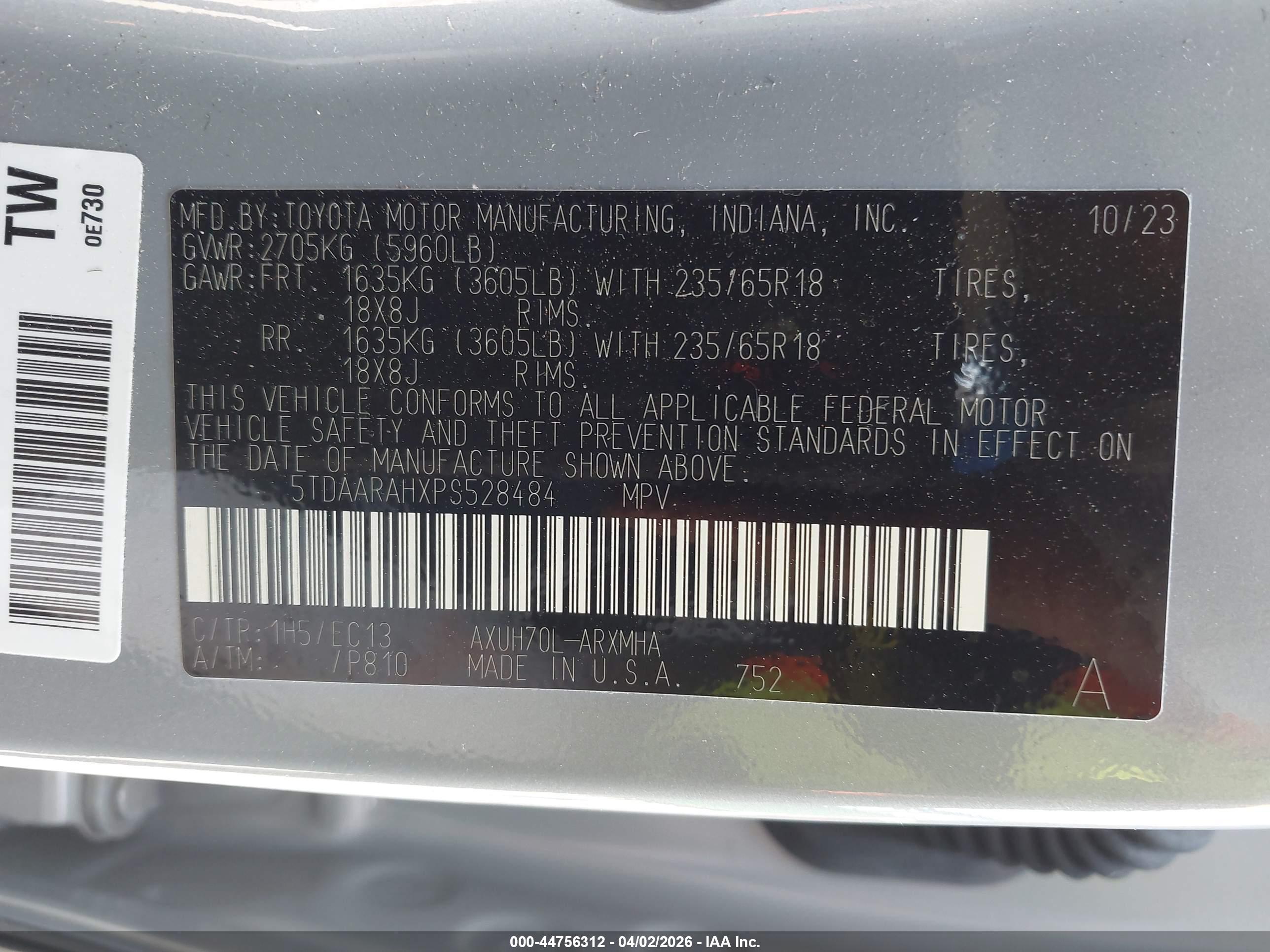TOYOTA HIGHLANDER image 9