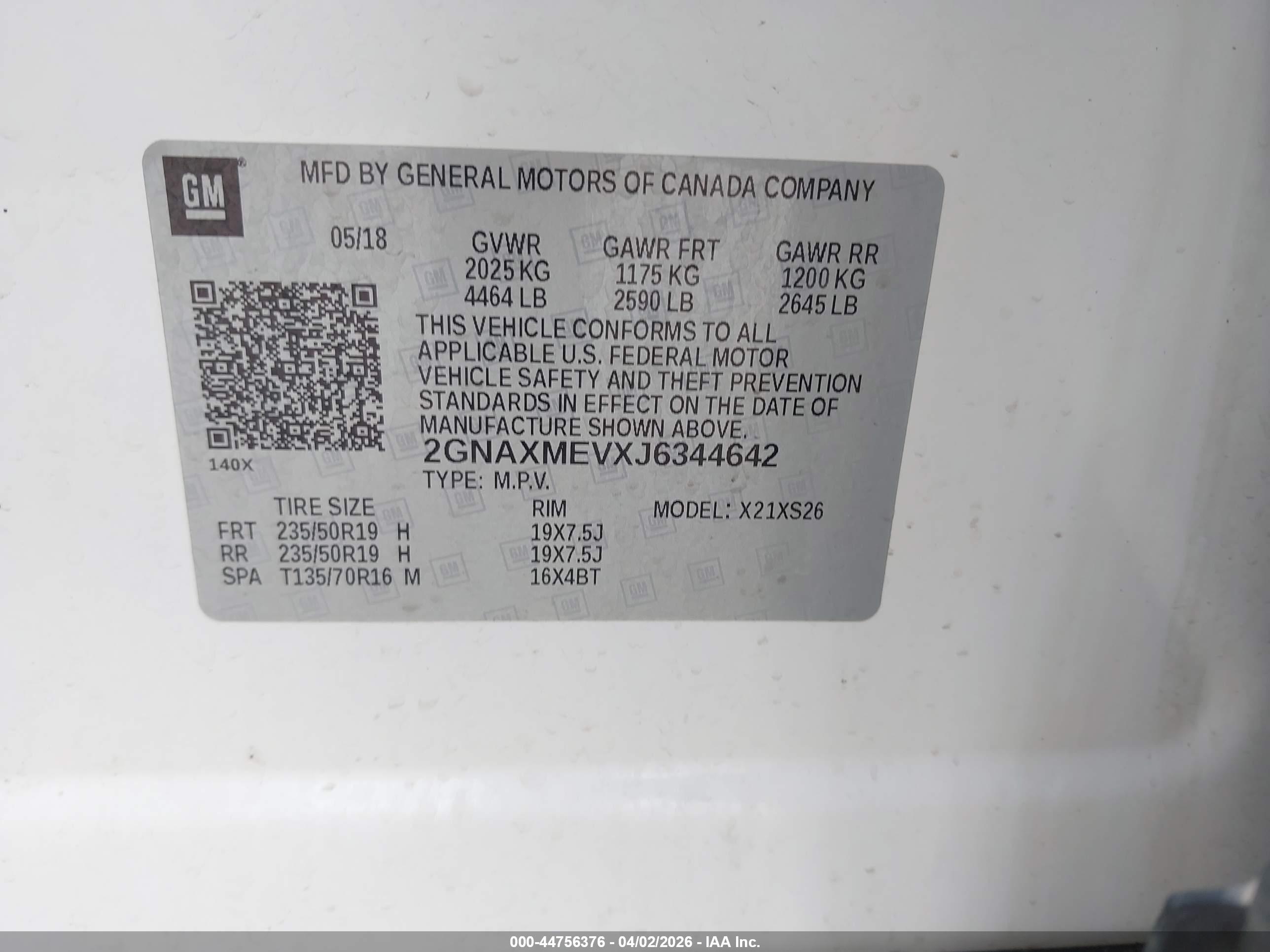 CHEVROLET EQUINOX image 9