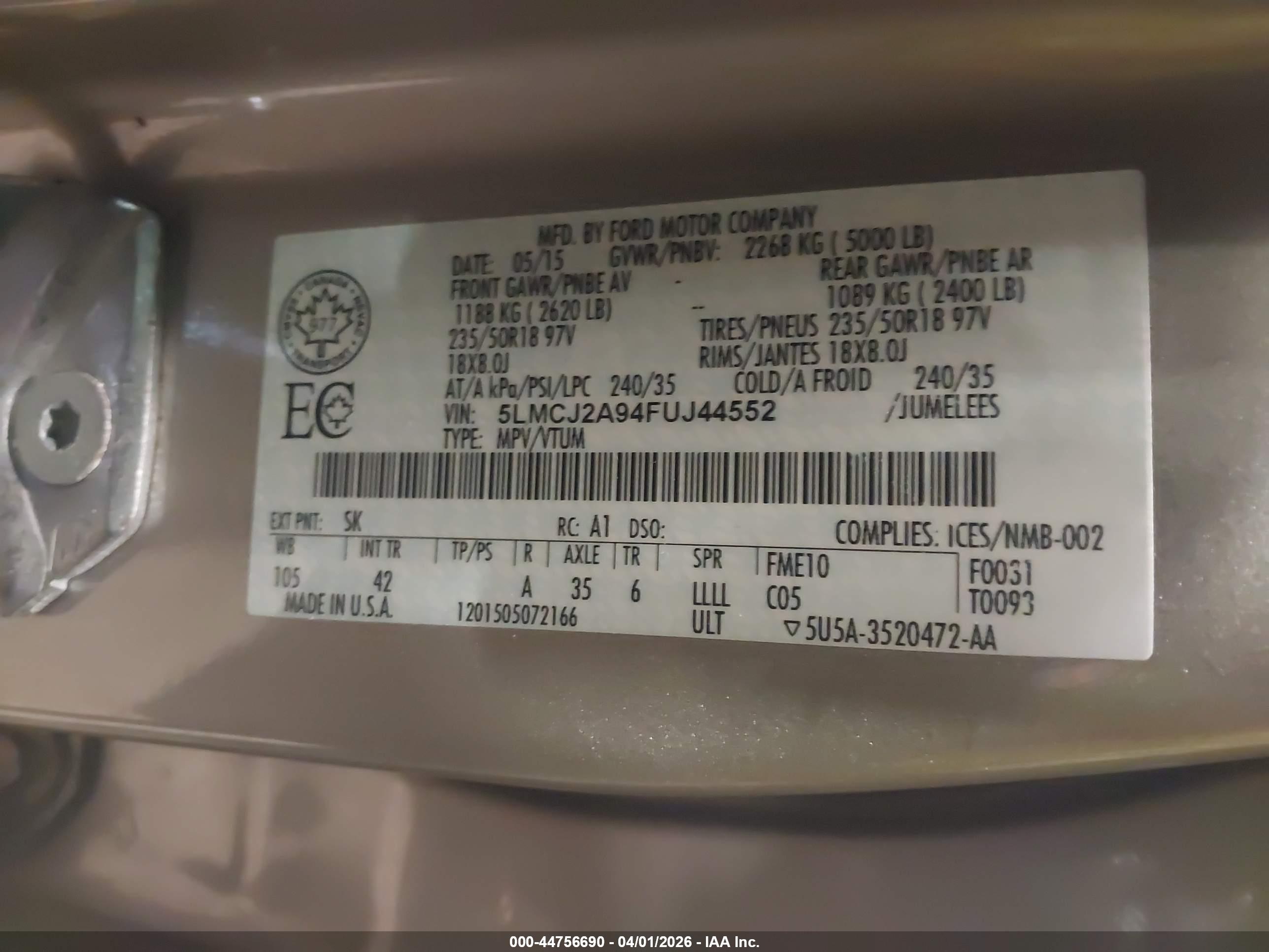 LINCOLN MKC image 9