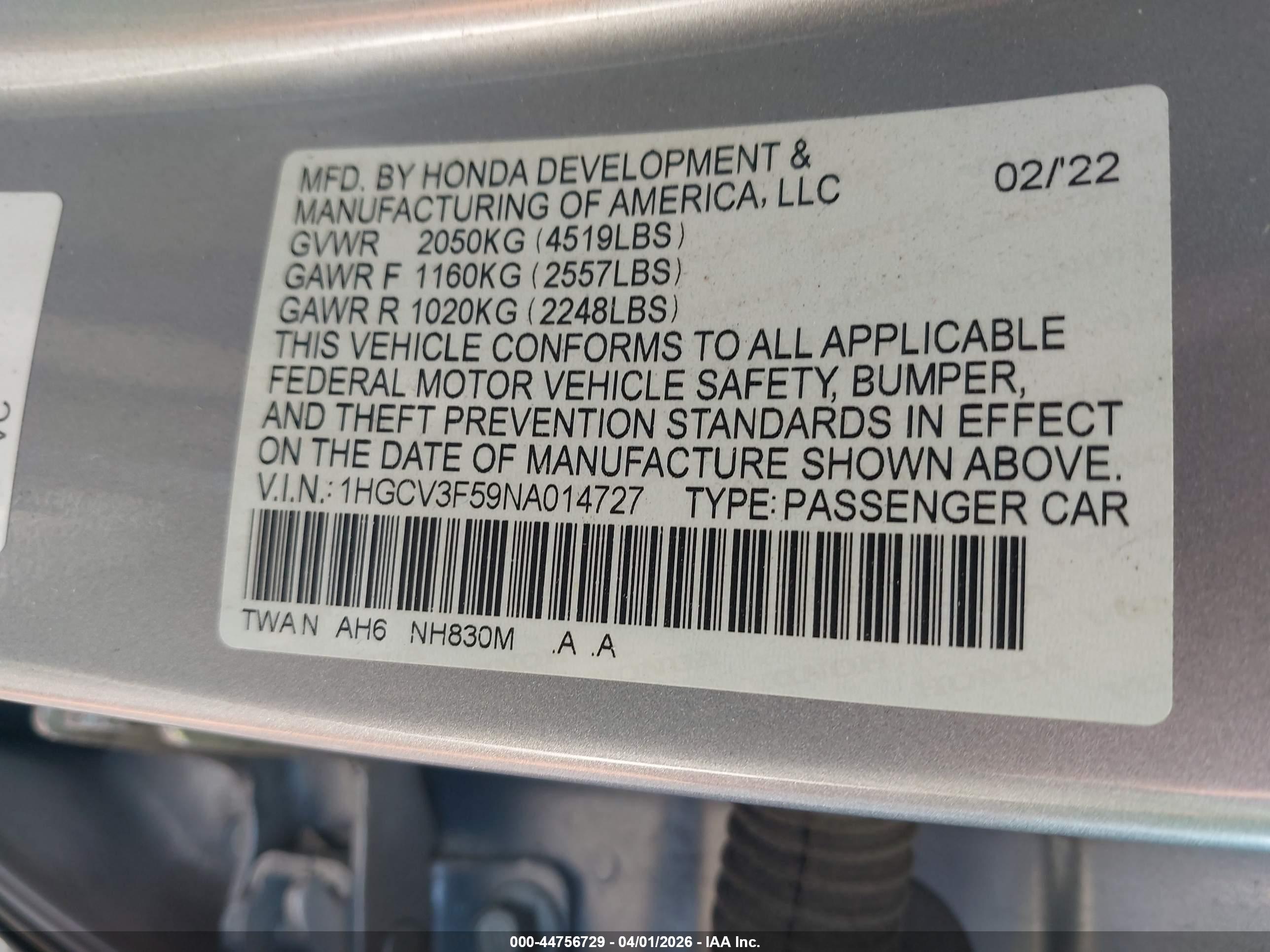HONDA ACCORD image 9