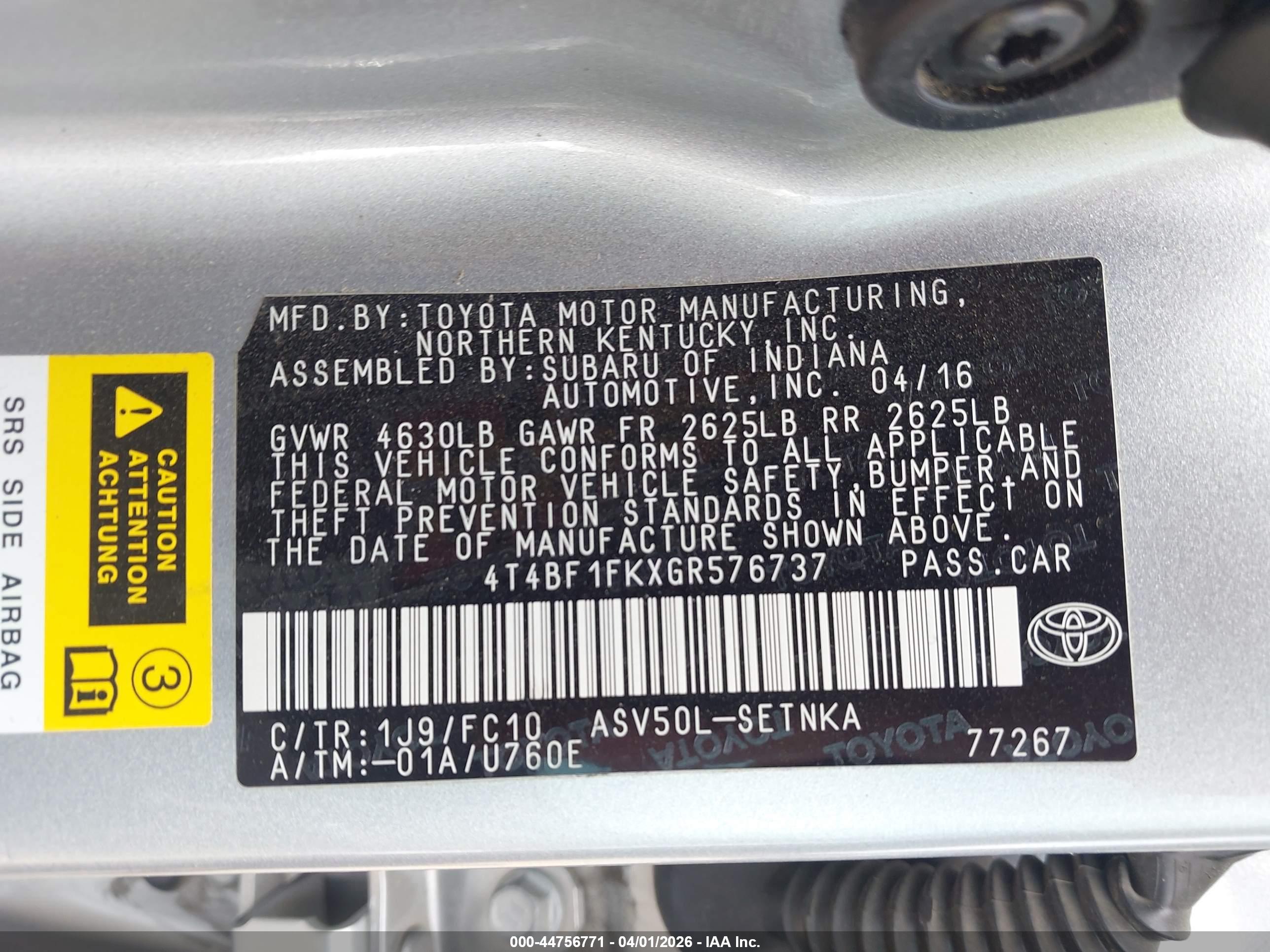 TOYOTA CAMRY image 9