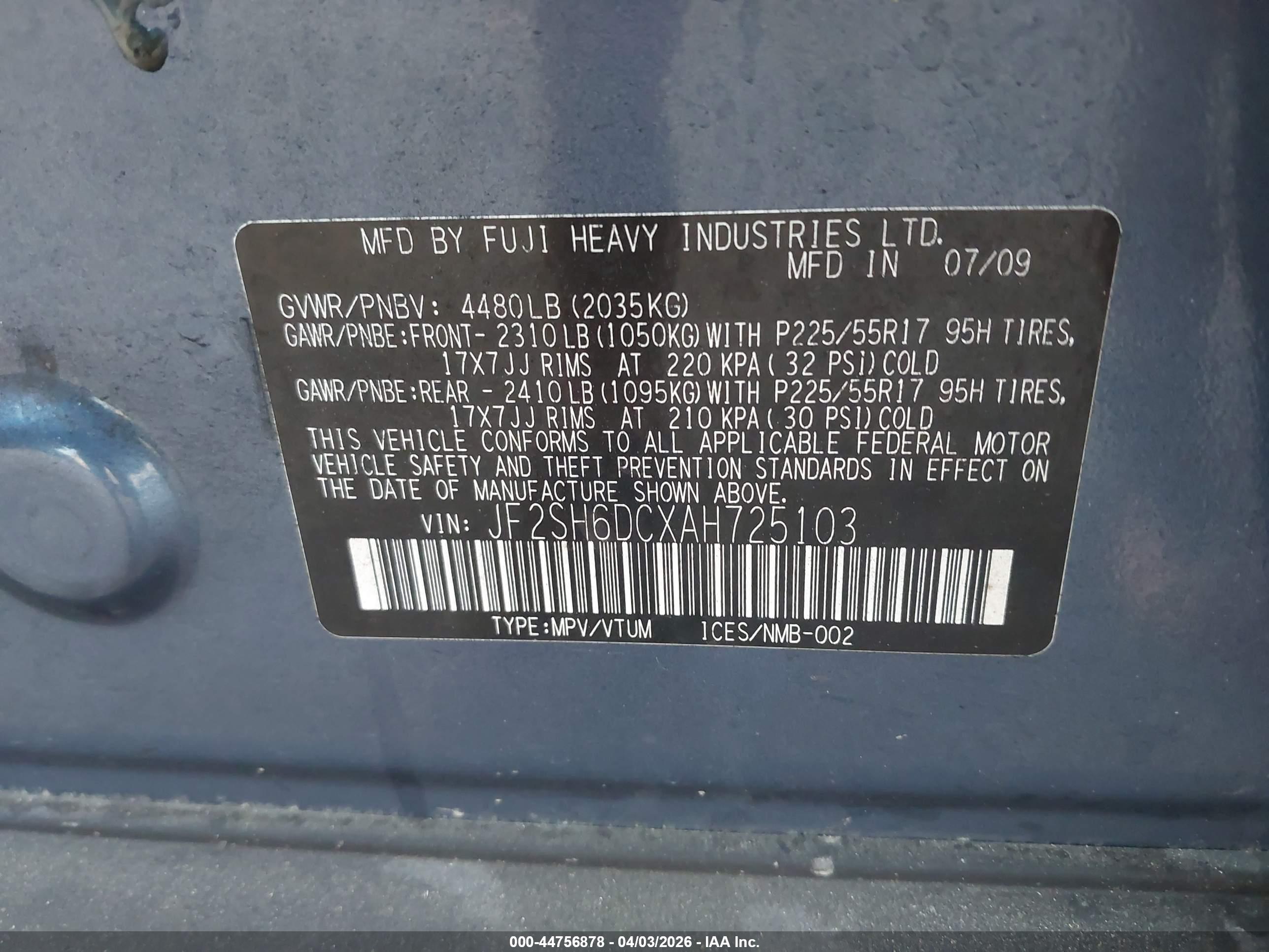 SUBARU FORESTER image 9
