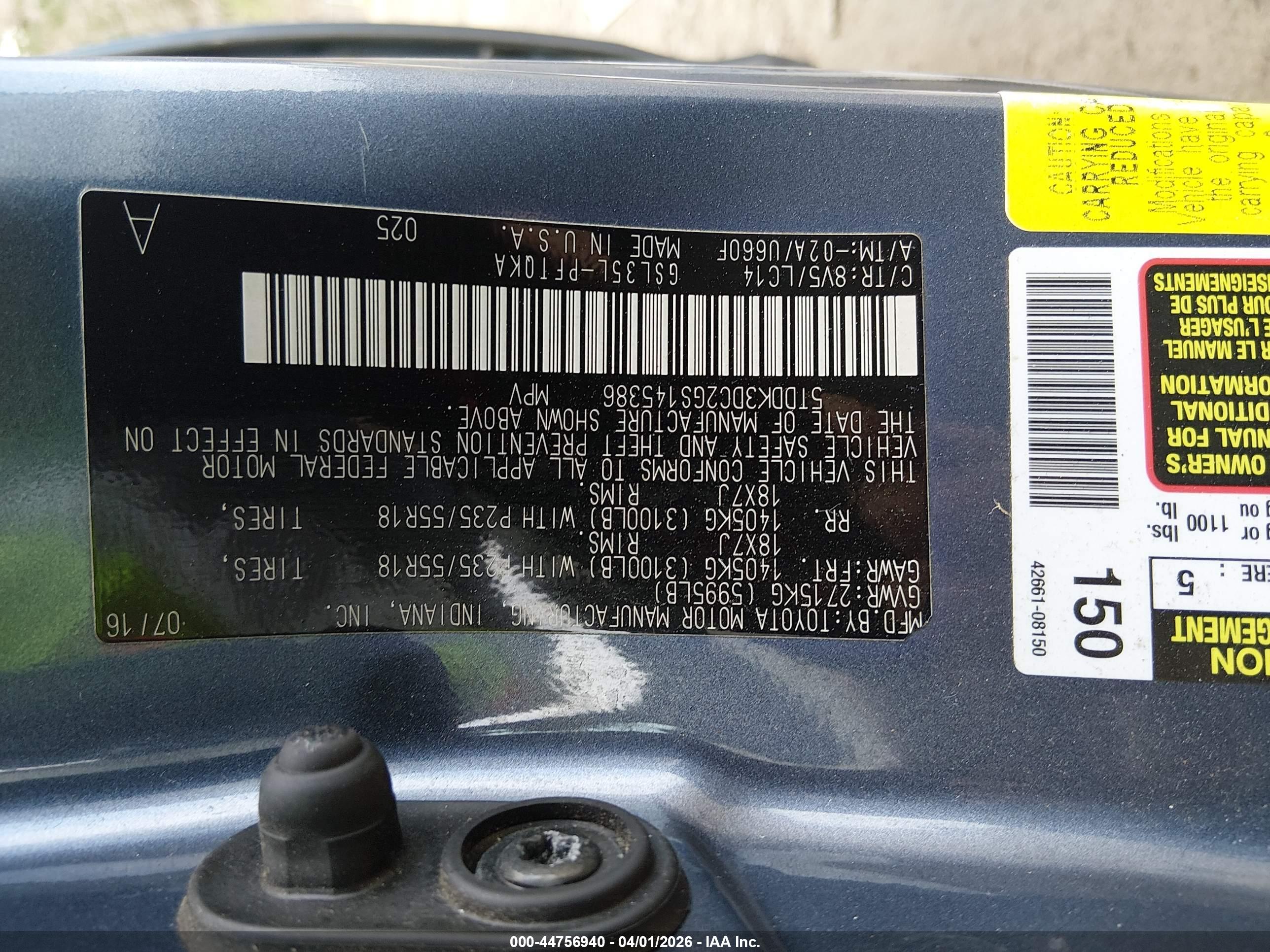 TOYOTA SIENNA image 9