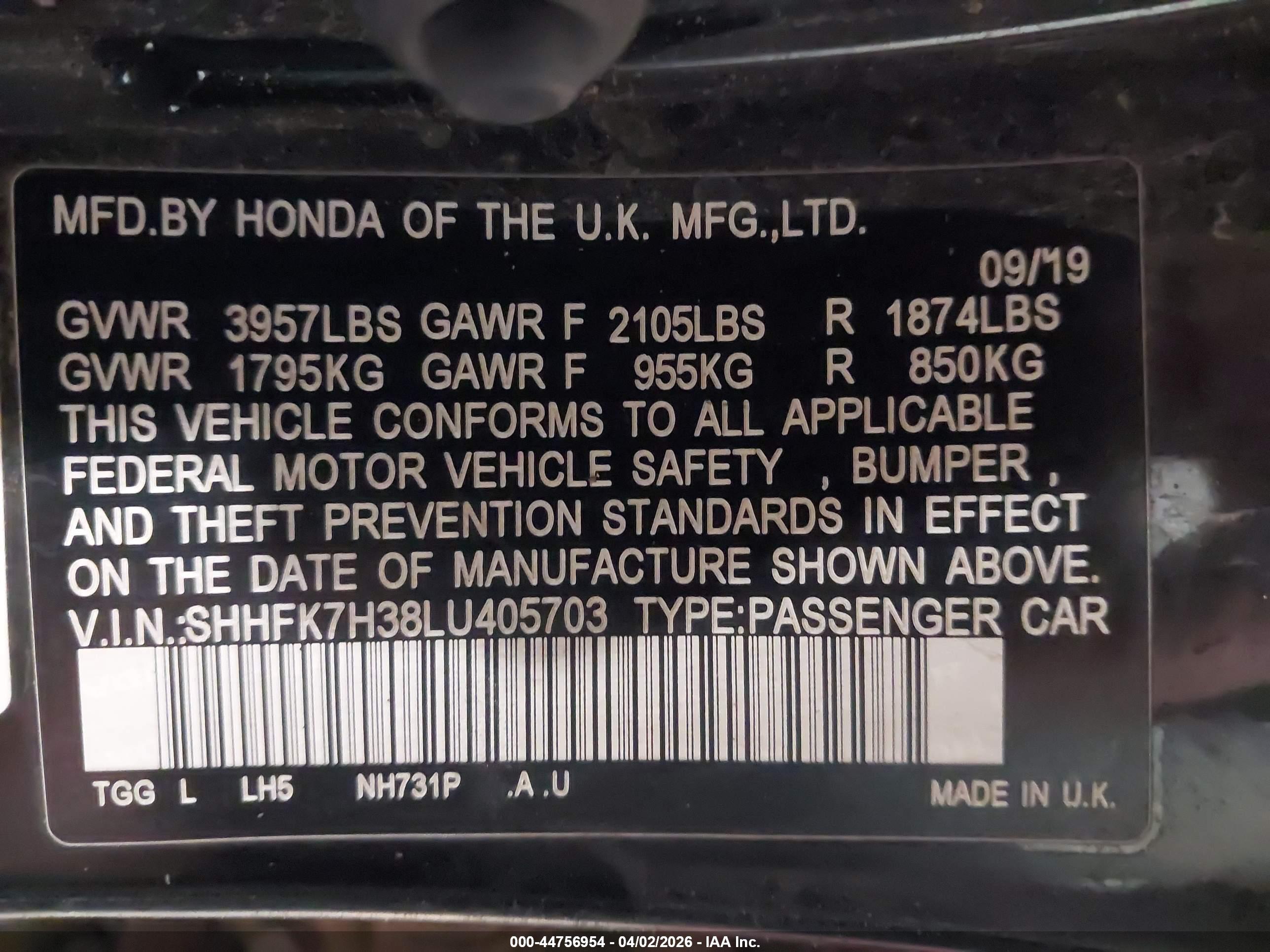 HONDA CIVIC image 9