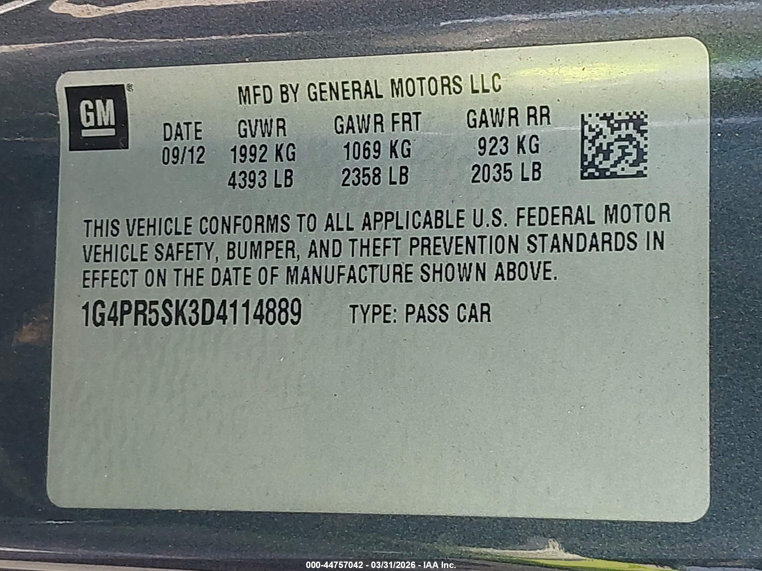BUICK VERANO image 9