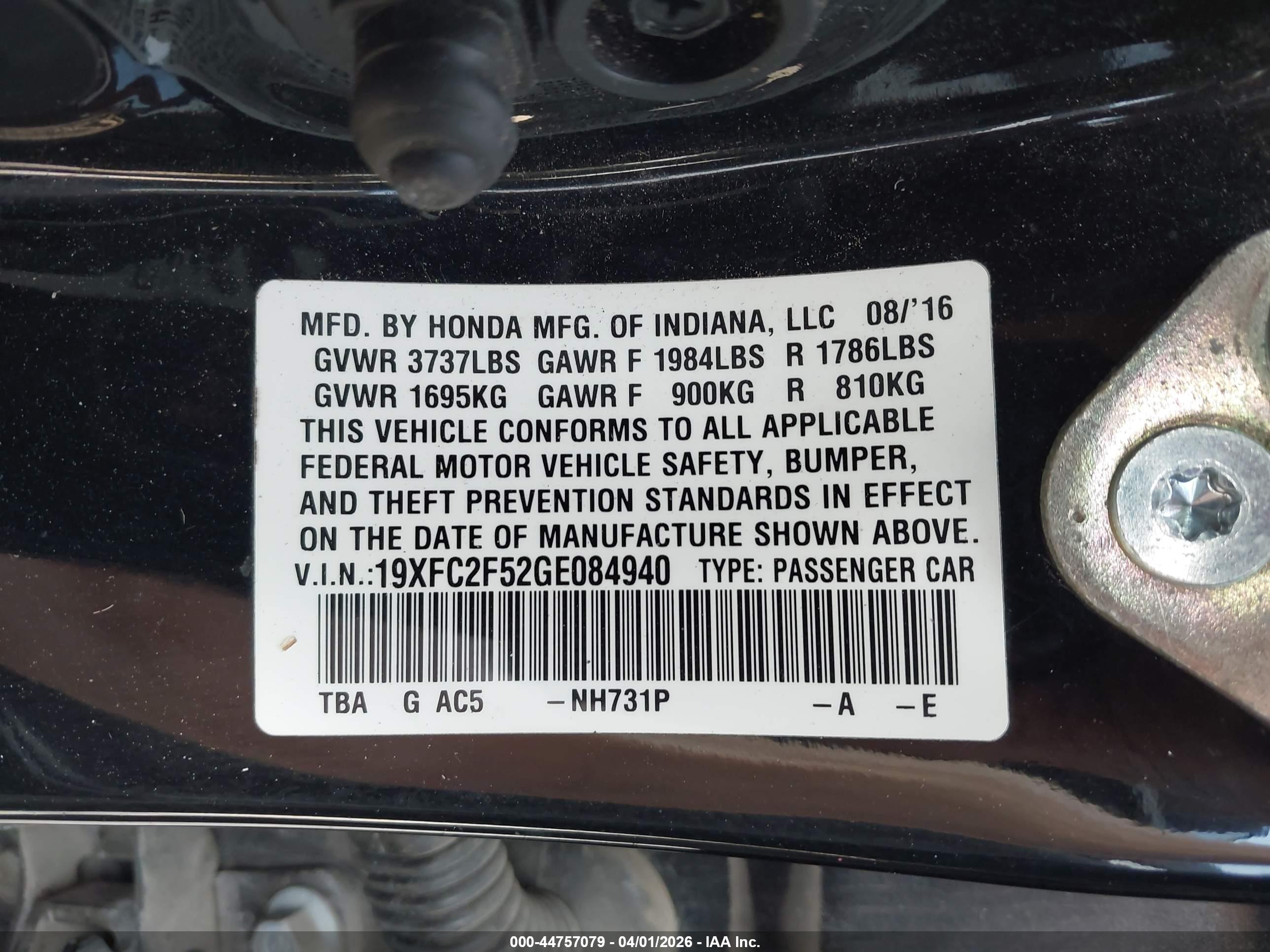 HONDA CIVIC image 9