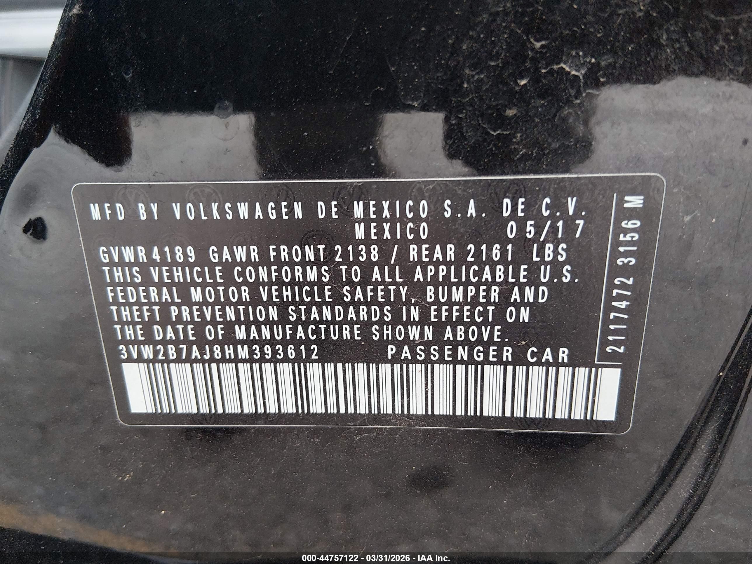 VOLKSWAGEN JETTA image 9