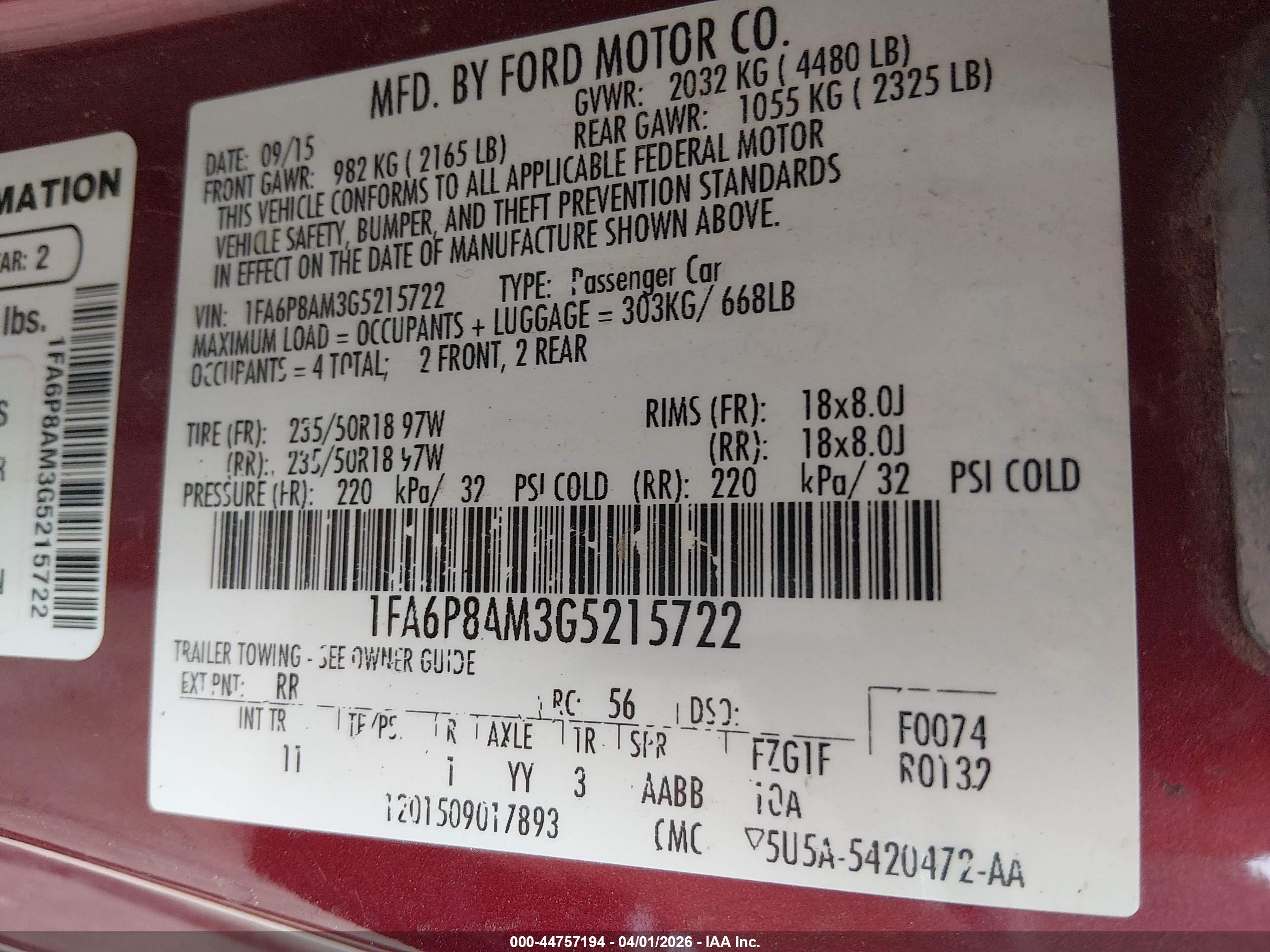 FORD MUSTANG image 9