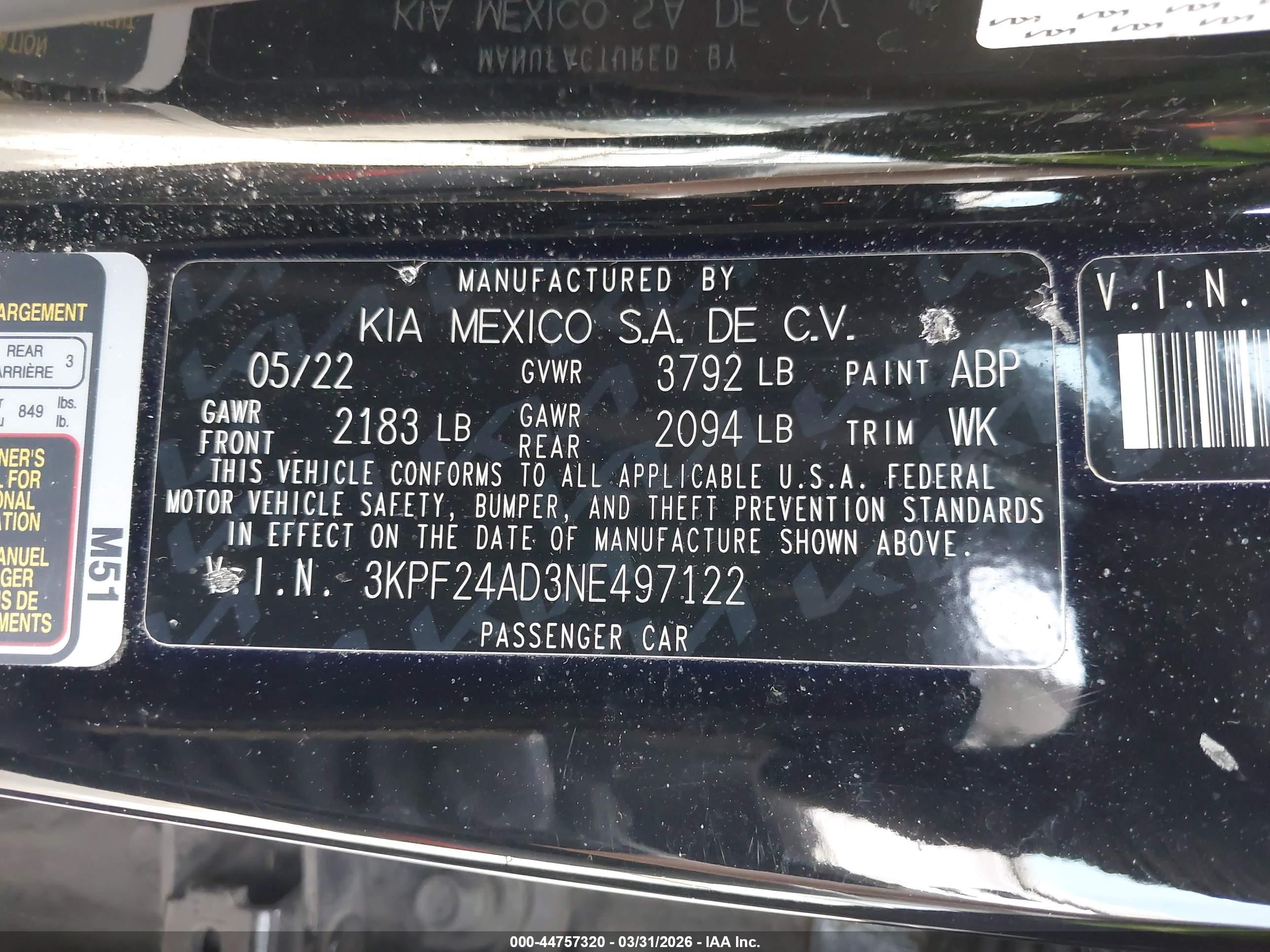 KIA FORTE image 9