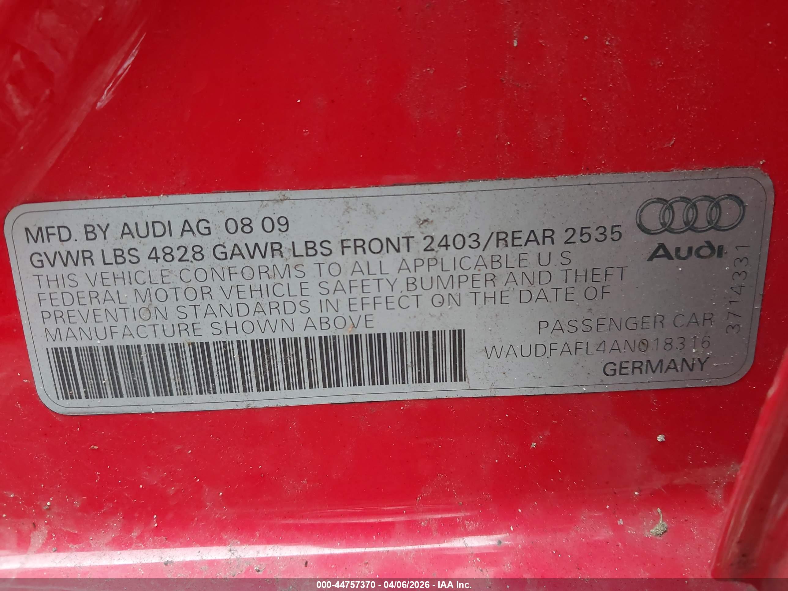 AUDI A4 image 9