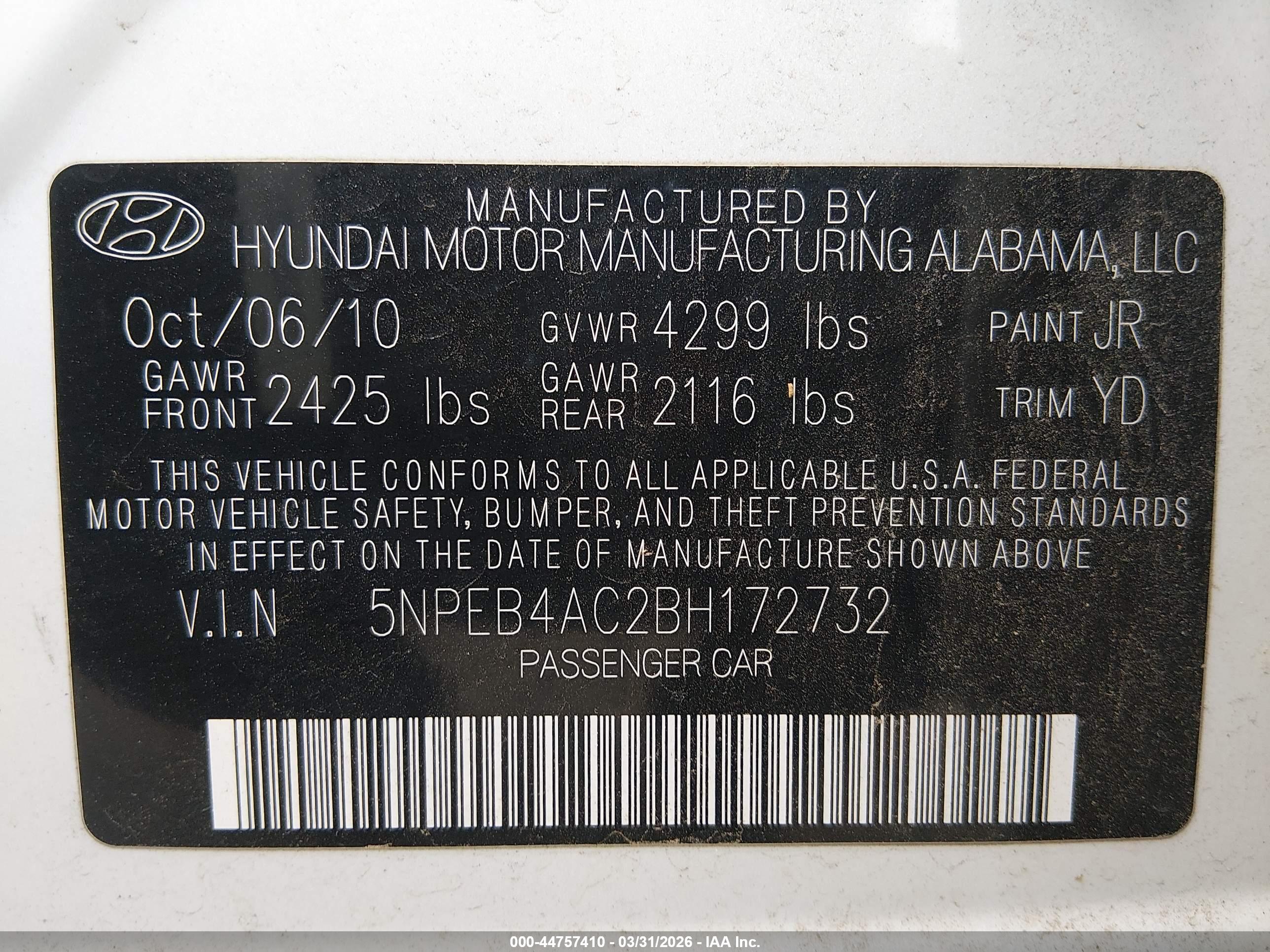 HYUNDAI SONATA image 9