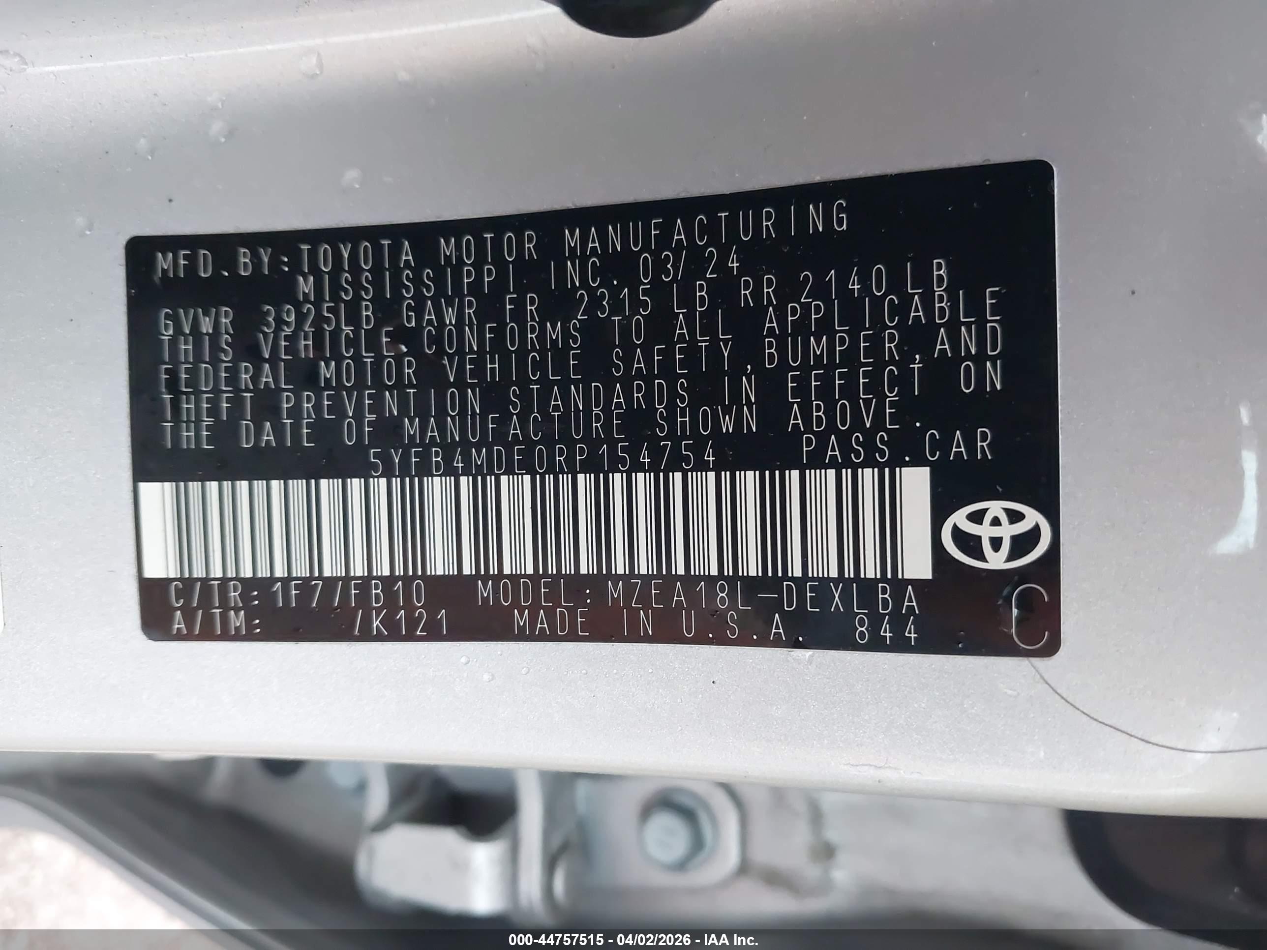 TOYOTA COROLLA image 9