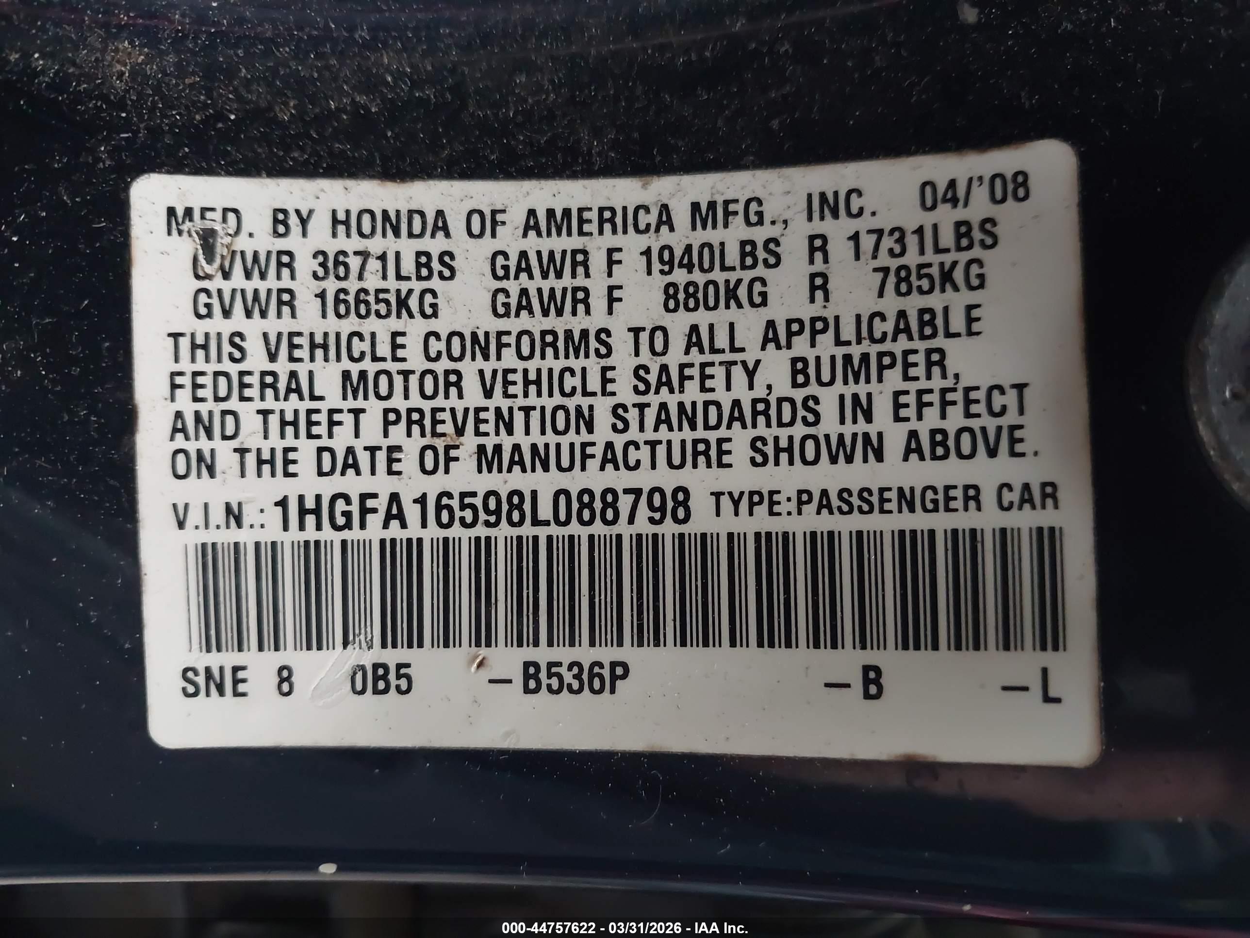 HONDA CIVIC image 9