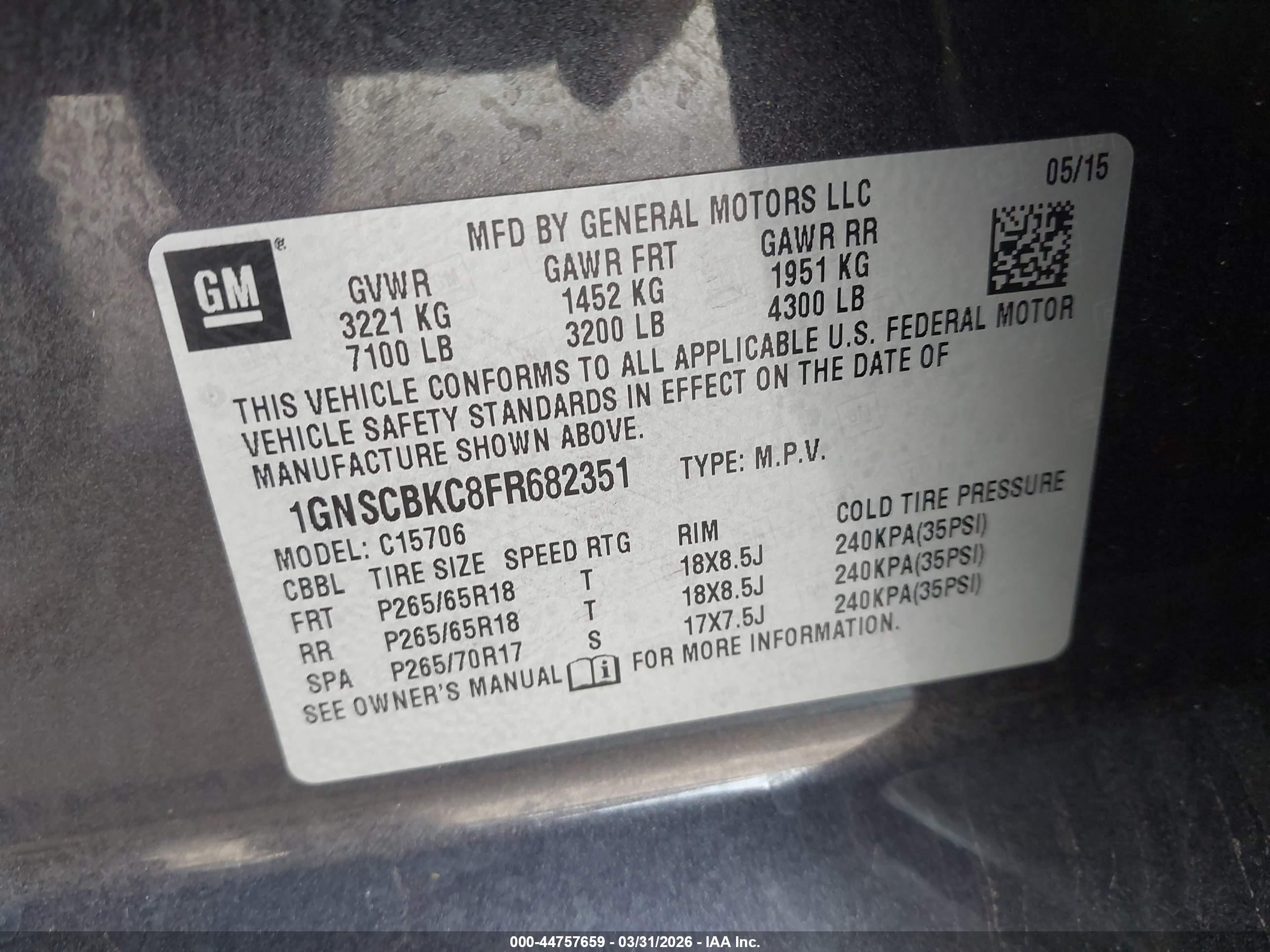 CHEVROLET TAHOE image 9