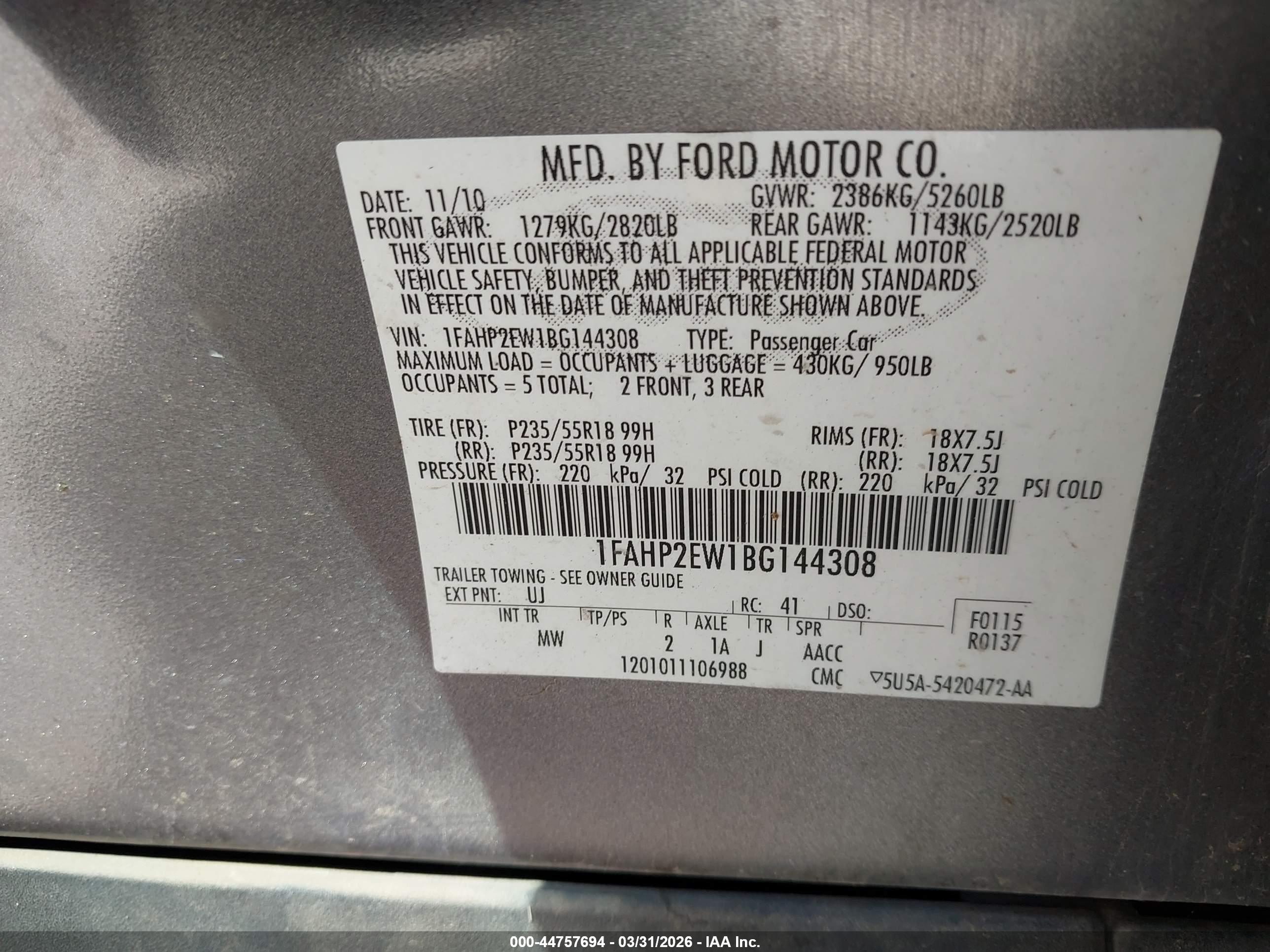 FORD TAURUS image 9