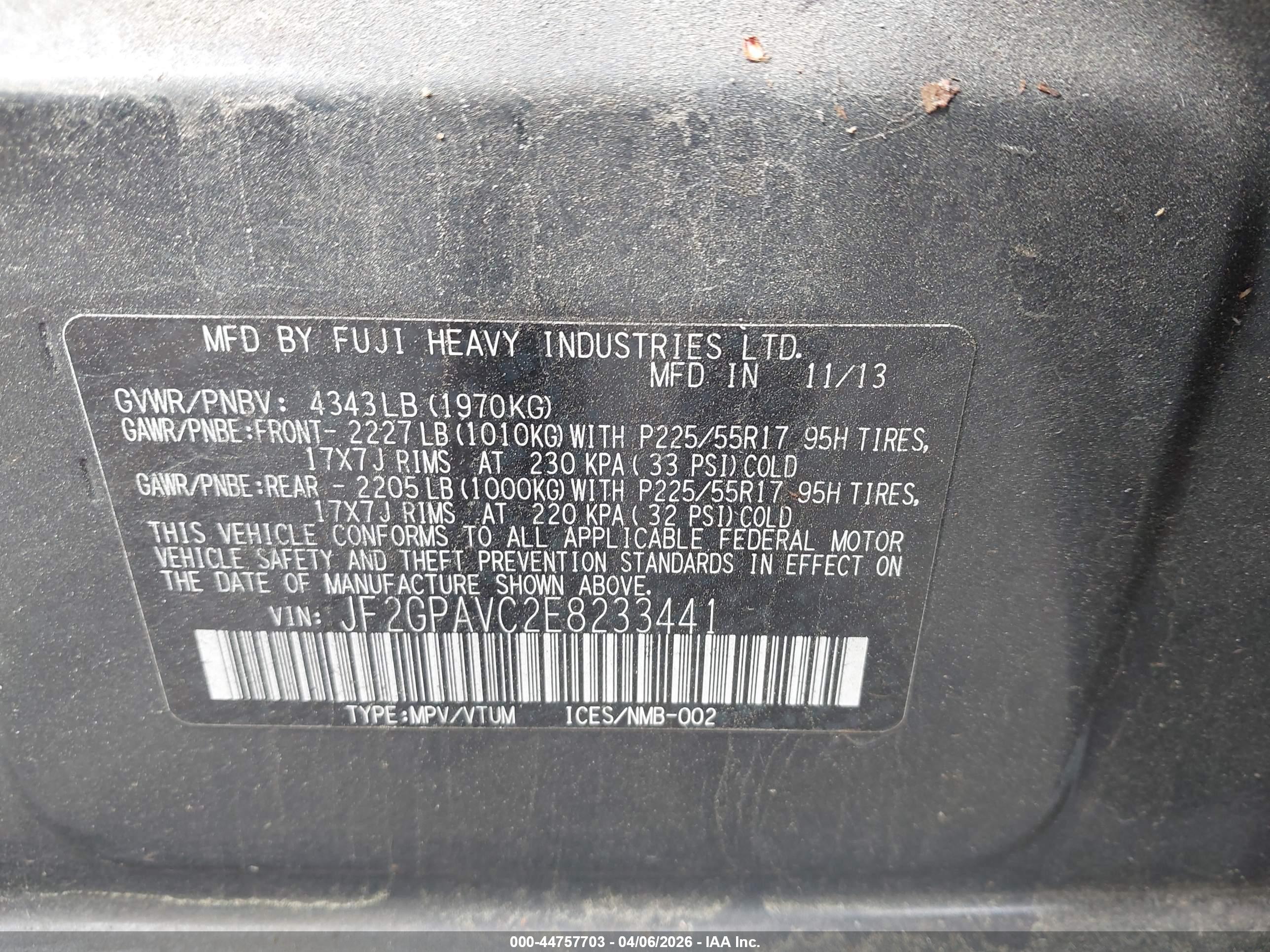 SUBARU XV image 9