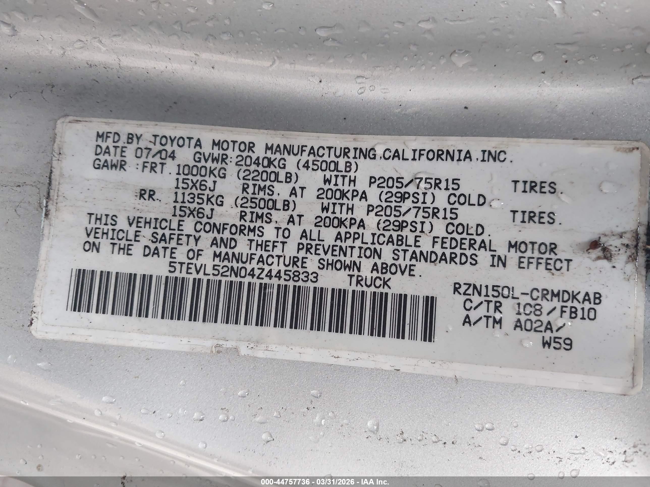 TOYOTA TACOMA image 9