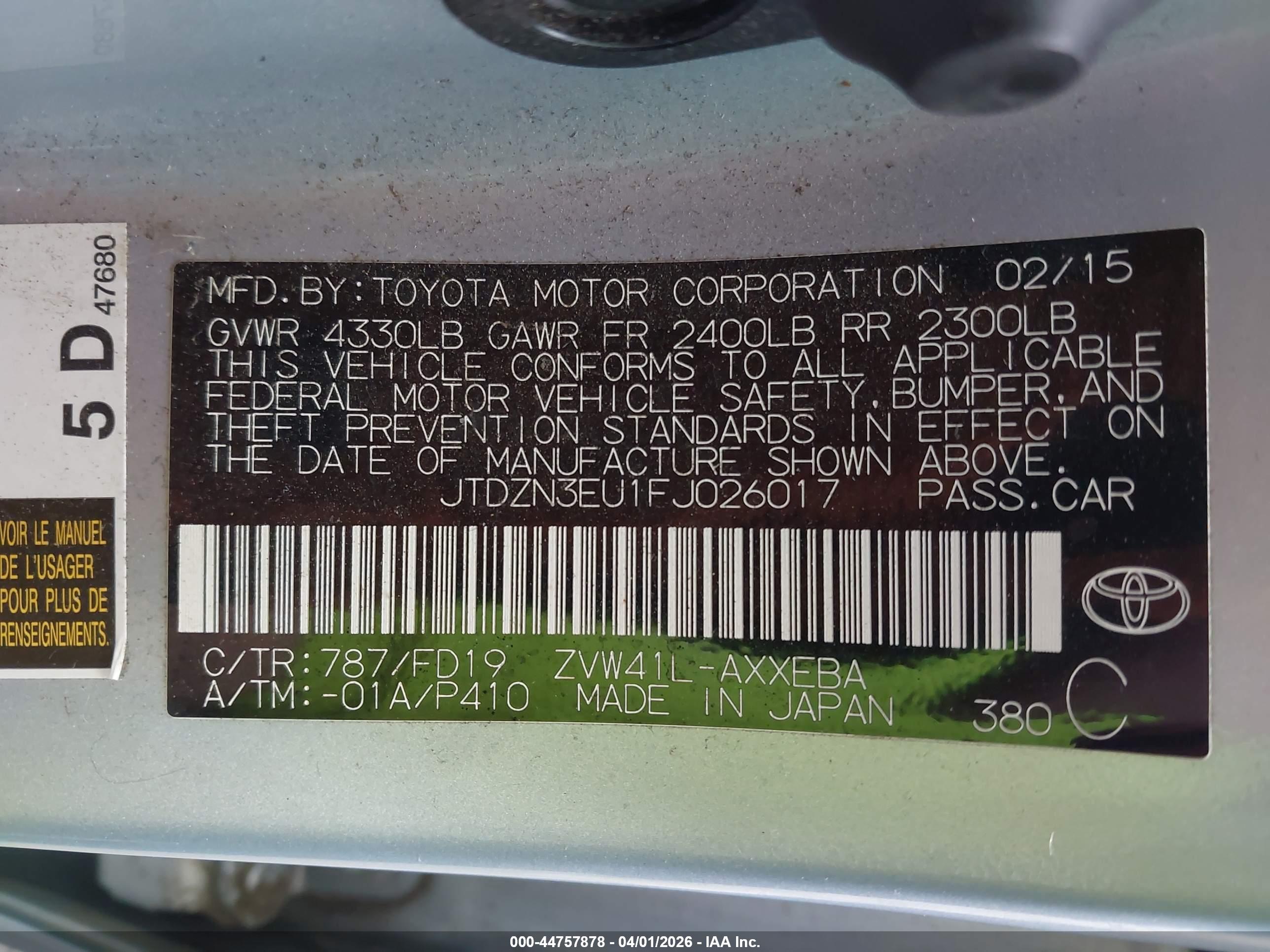 TOYOTA PRIUS image 9