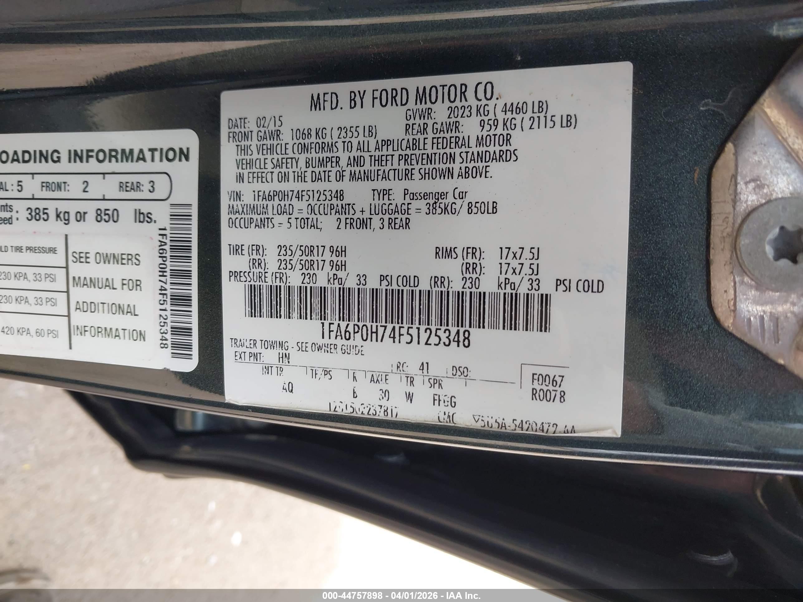 FORD FUSION image 9