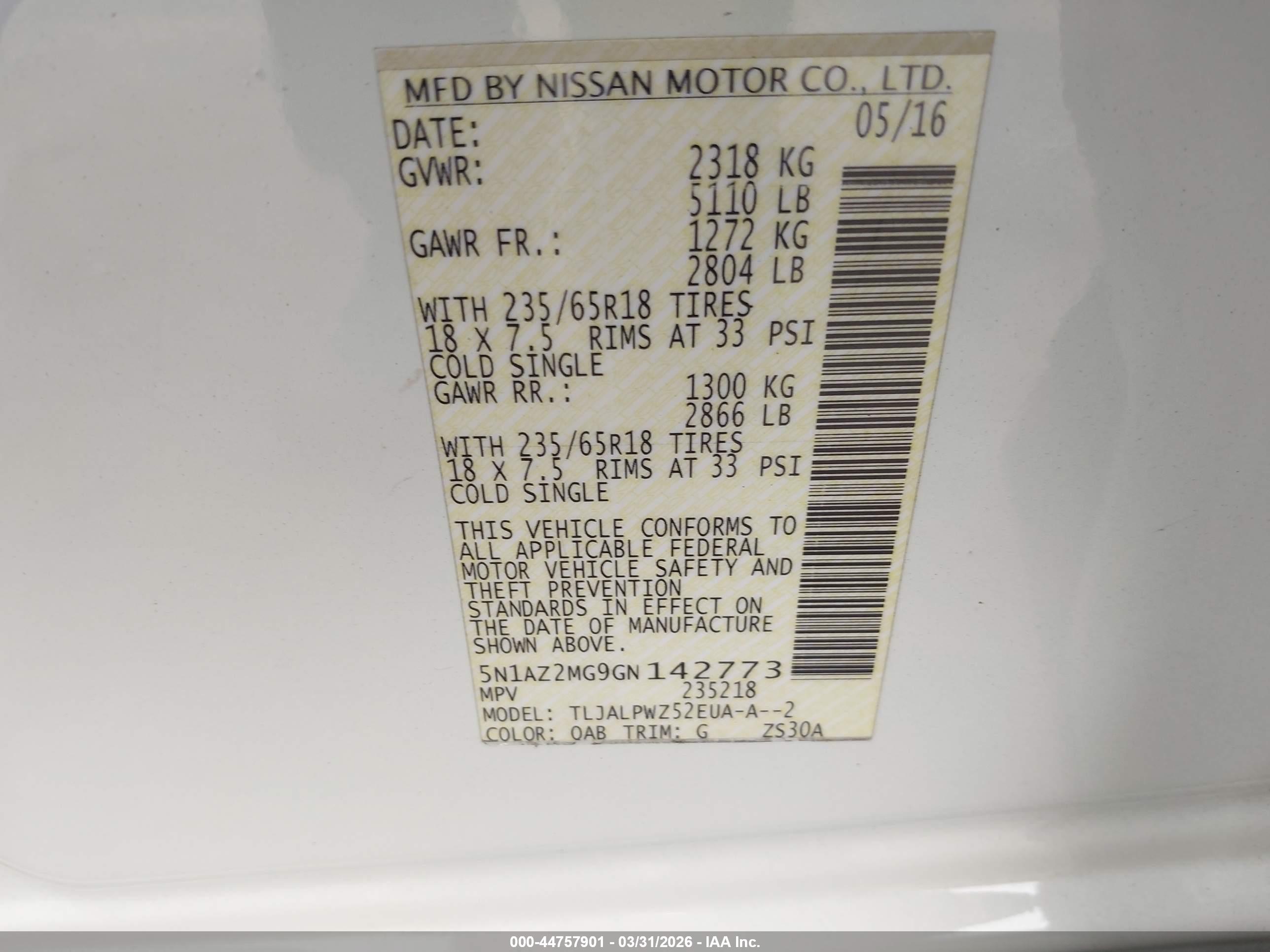 NISSAN MURANO image 9