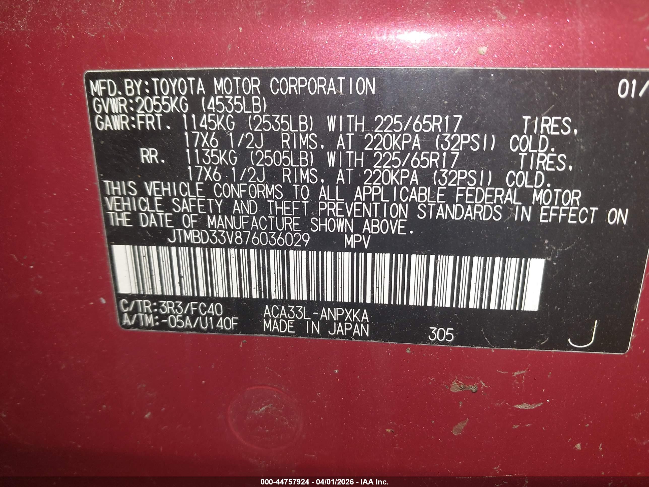 TOYOTA RAV4 image 9