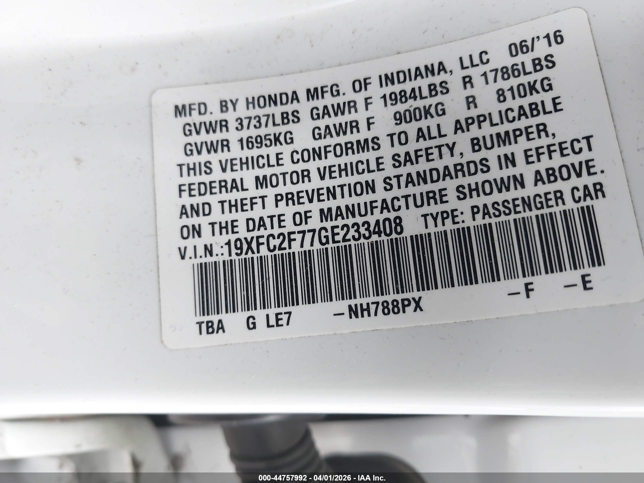 HONDA CIVIC image 9