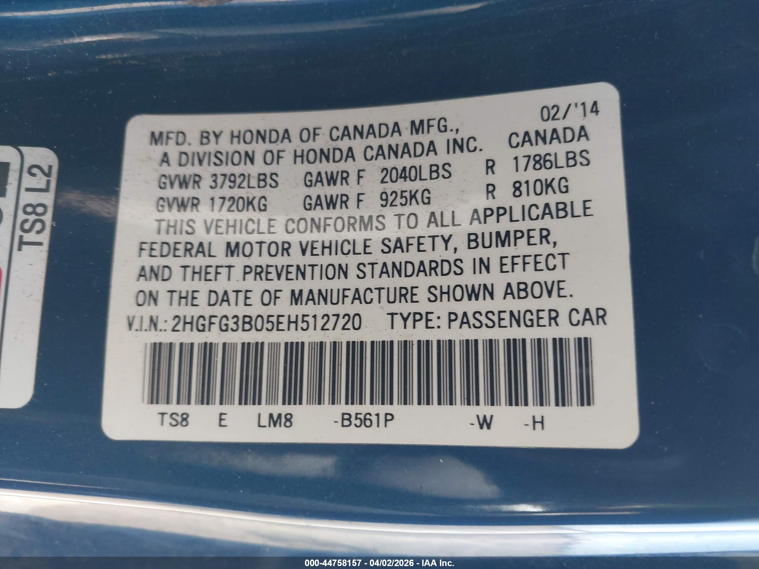 HONDA CIVIC image 9