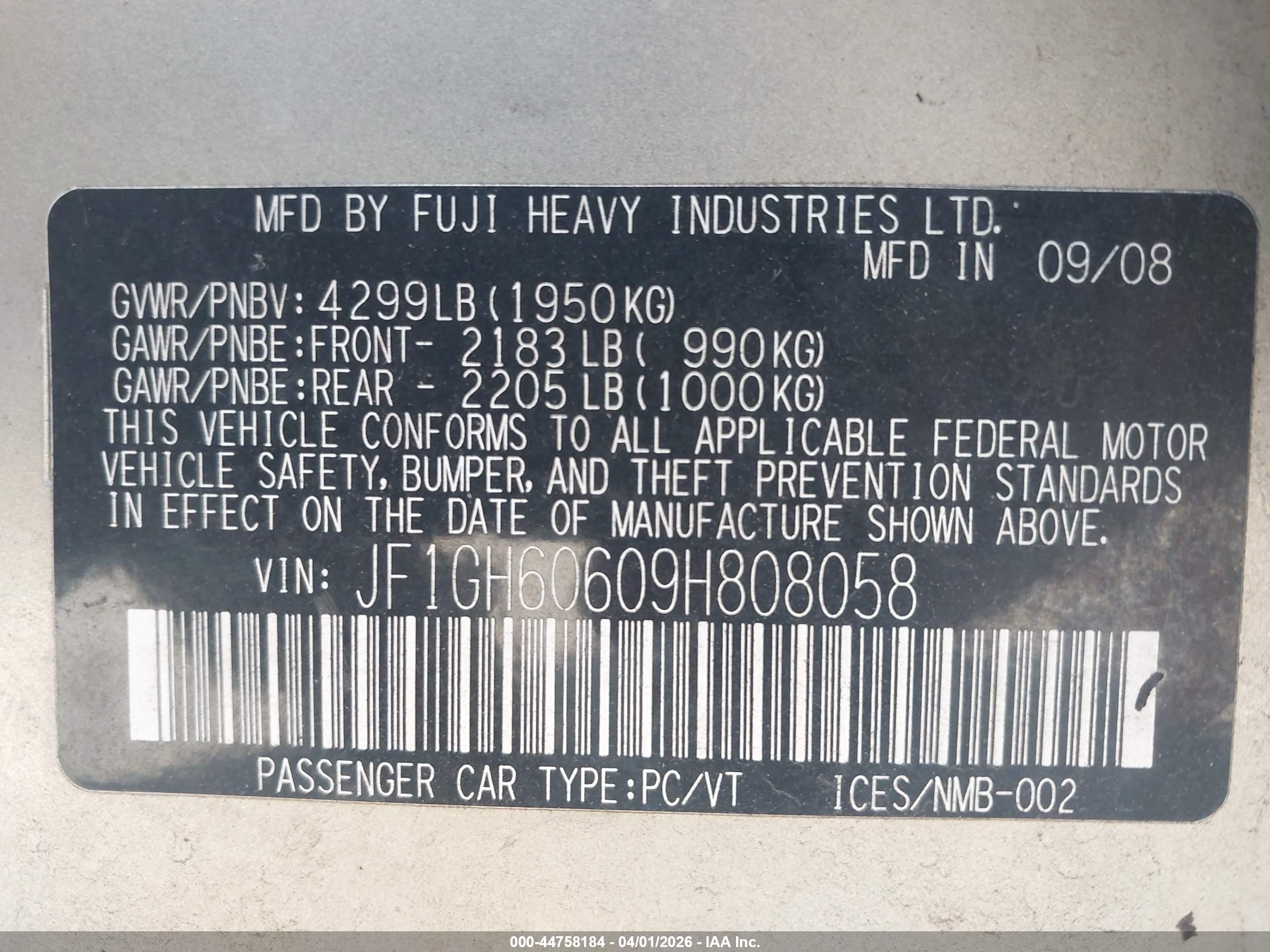 SUBARU IMPREZA image 9
