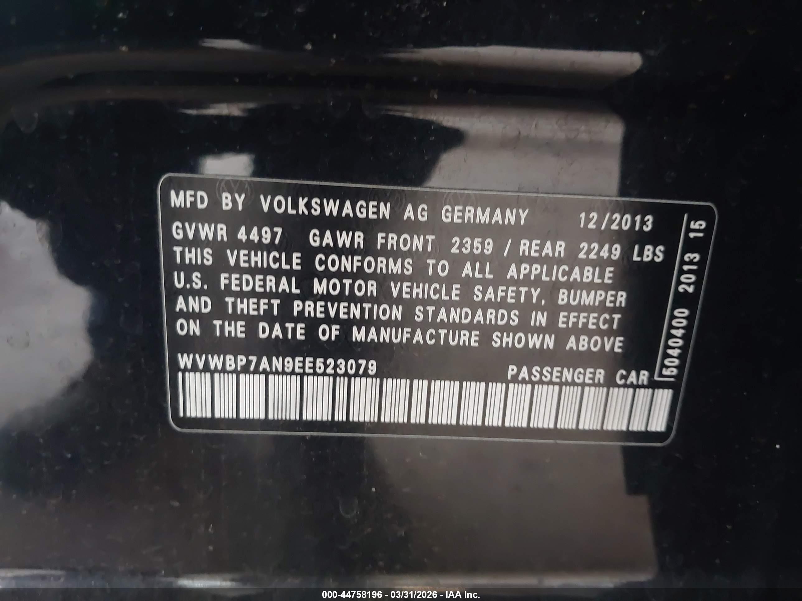 VOLKSWAGEN CC image 9