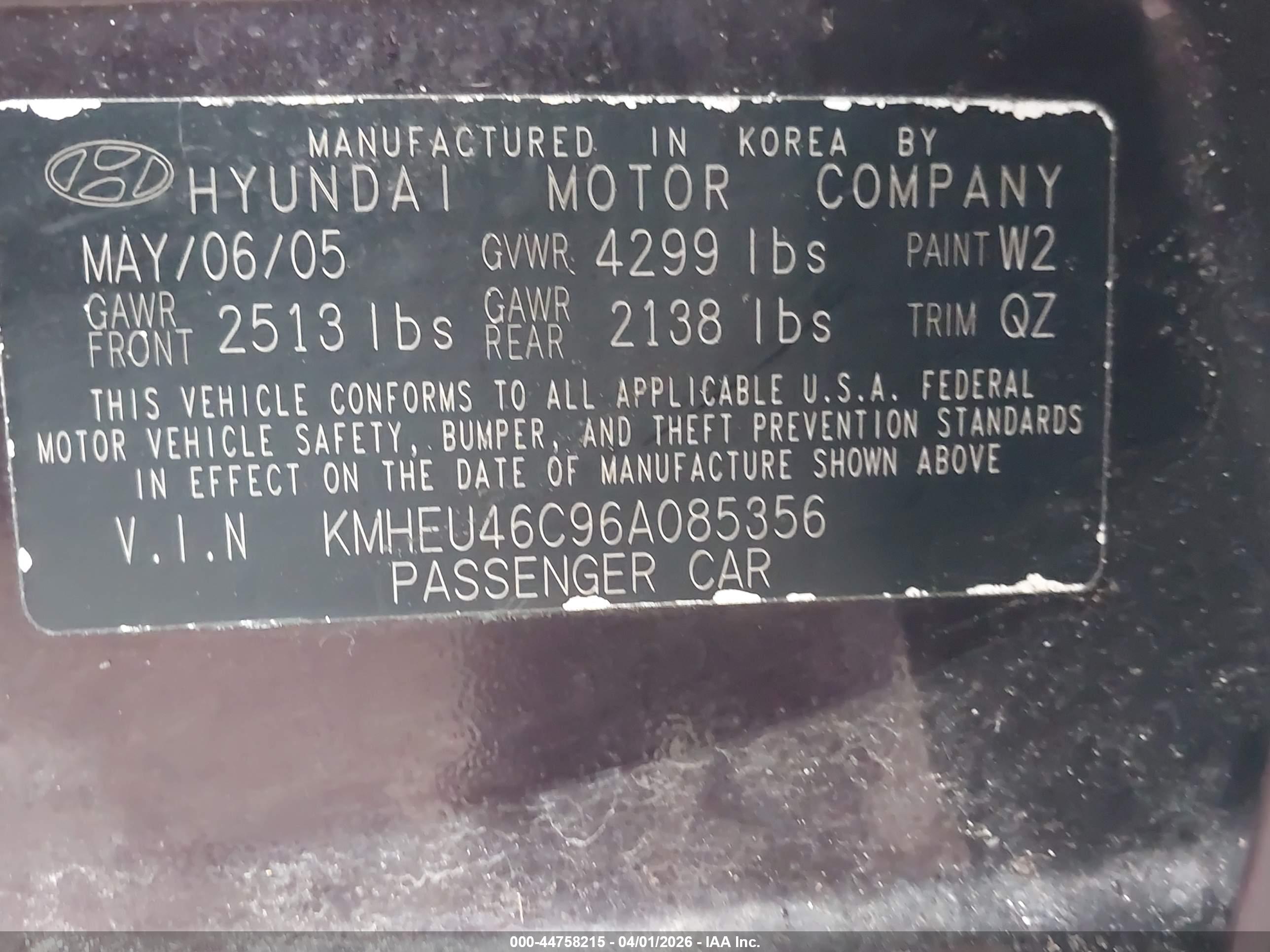 HYUNDAI SONATA image 9