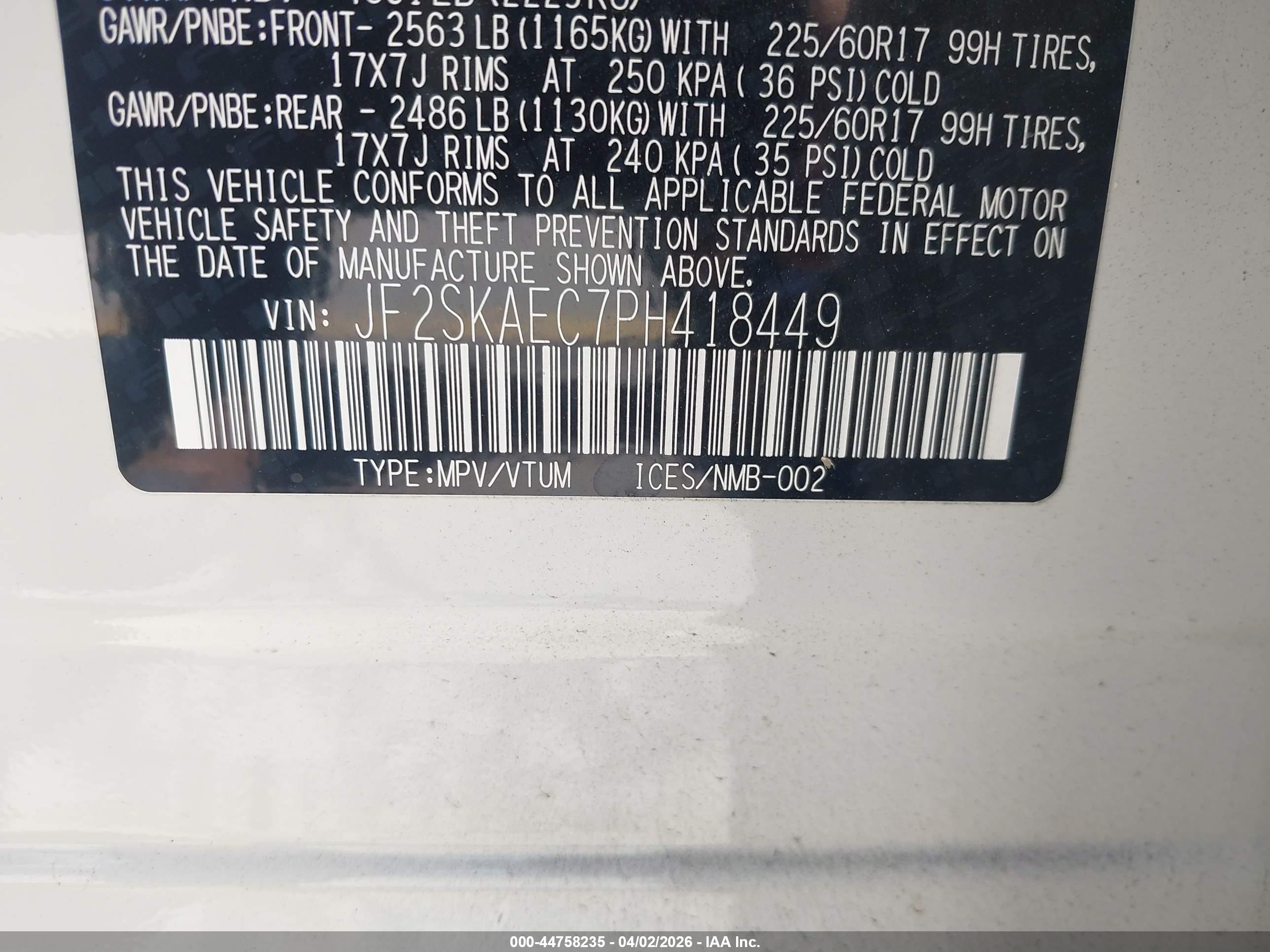 SUBARU FORESTER image 9