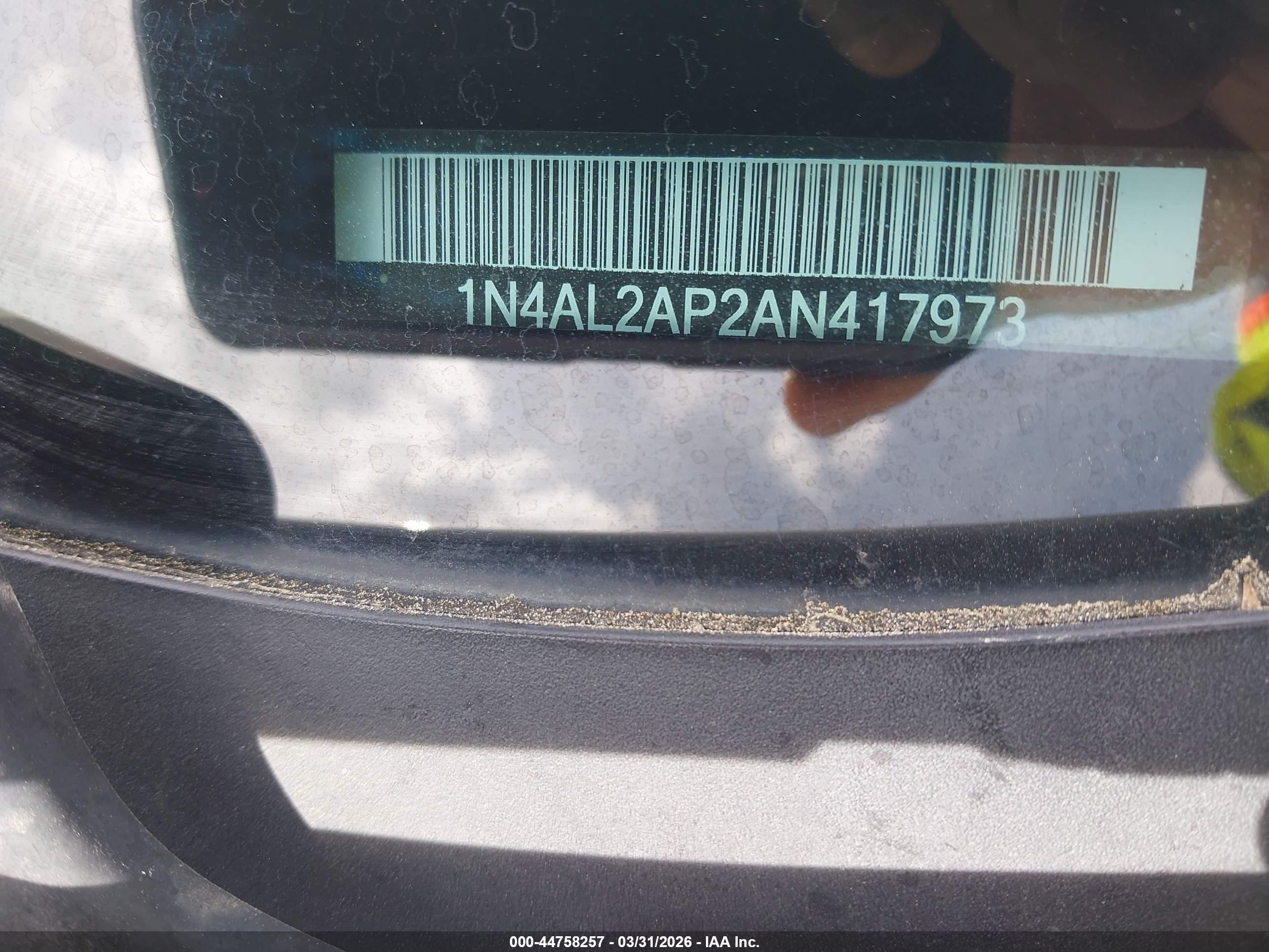 NISSAN ALTIMA image 9