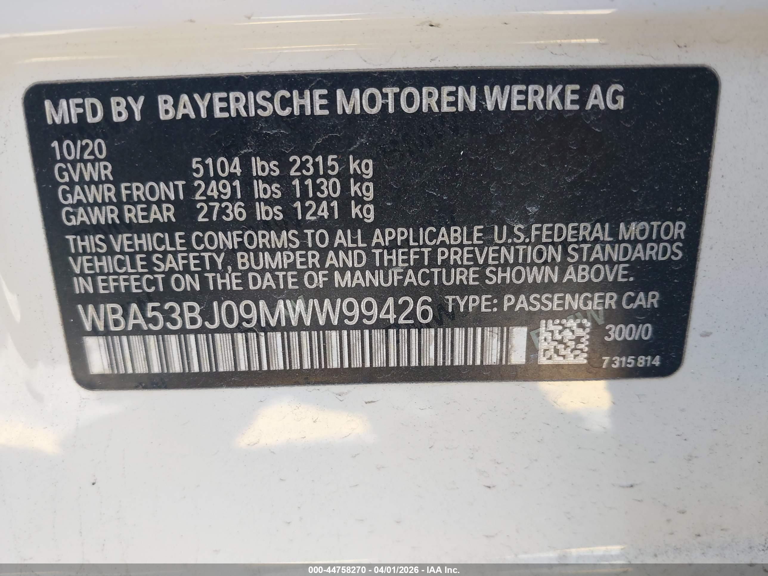 BMW 540I image 9