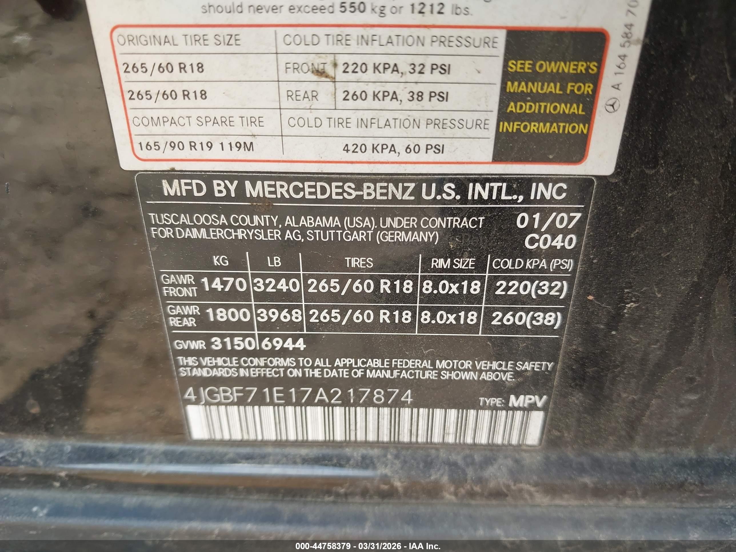 MERCEDES-BENZ GL image 9