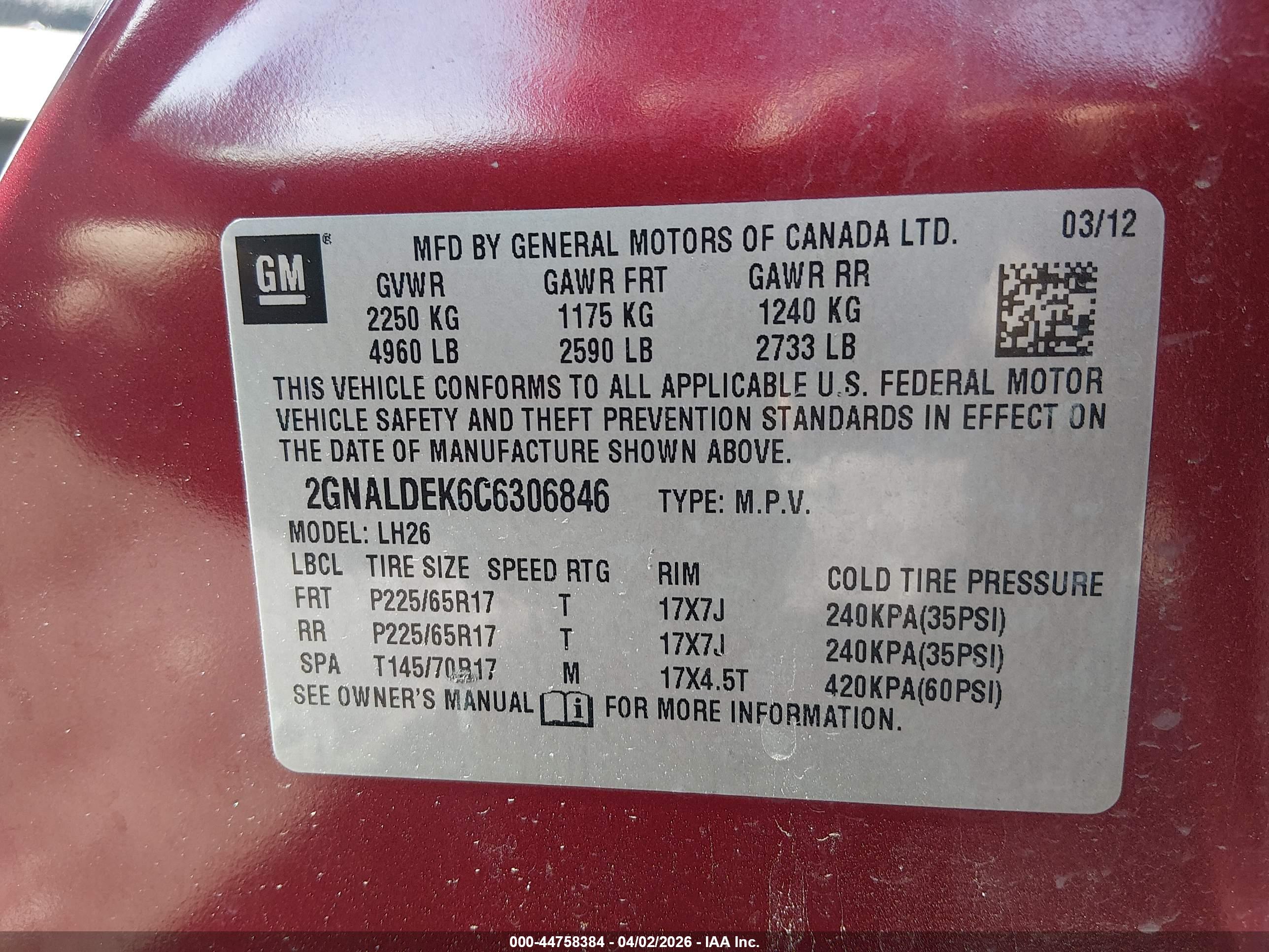 CHEVROLET EQUINOX image 9