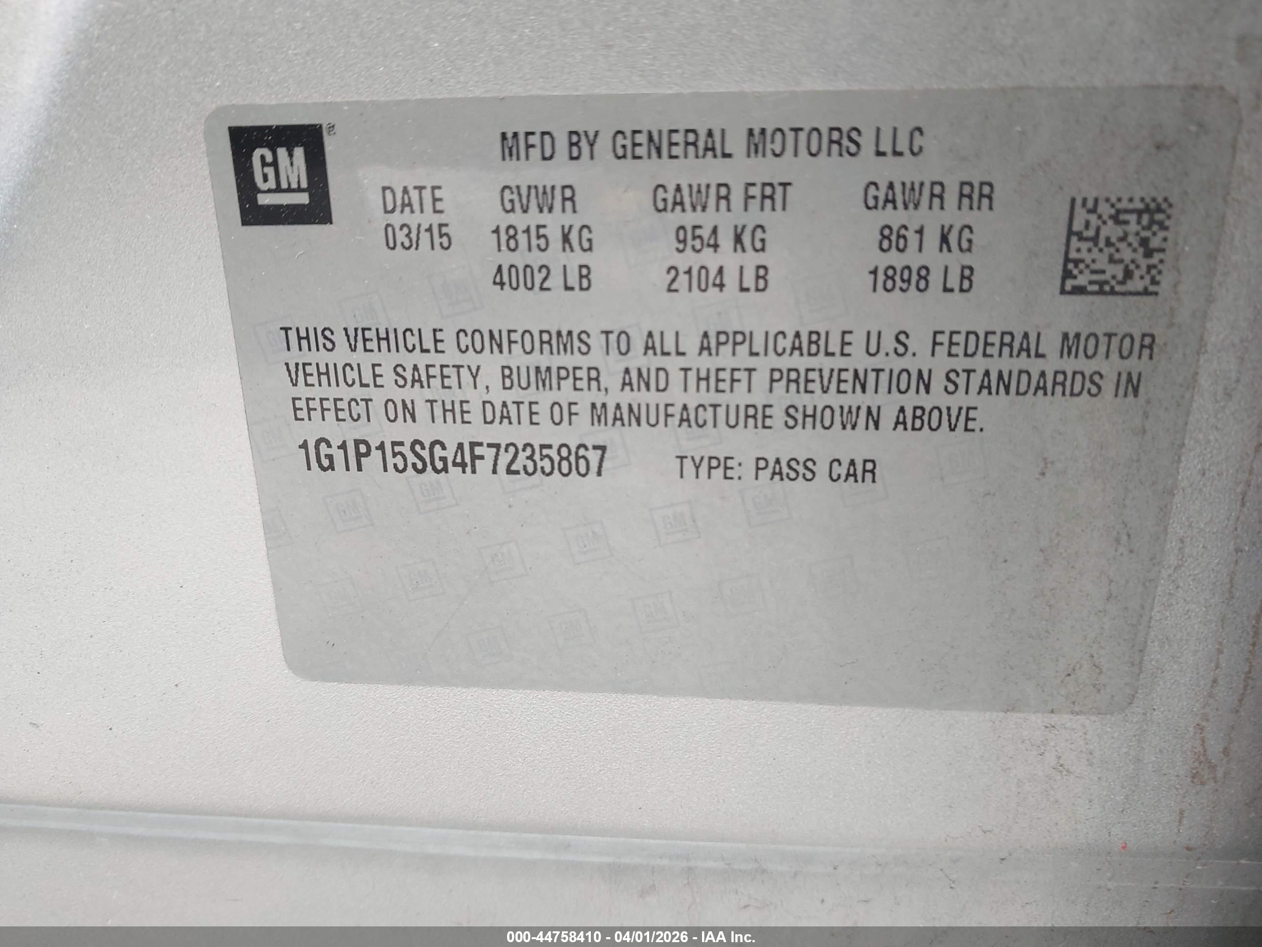 CHEVROLET CRUZE image 9