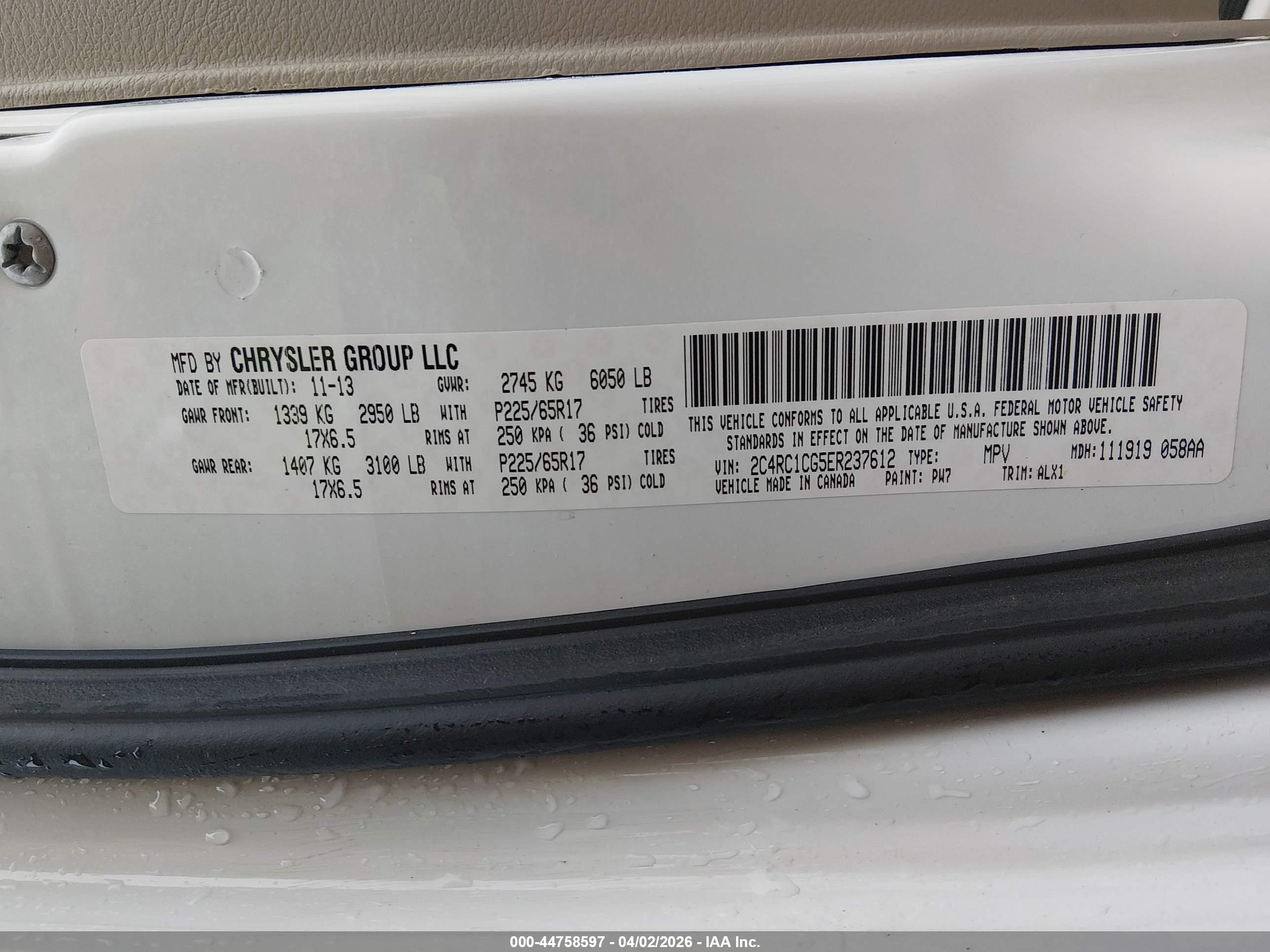 CHRYSLER TOWN image 9