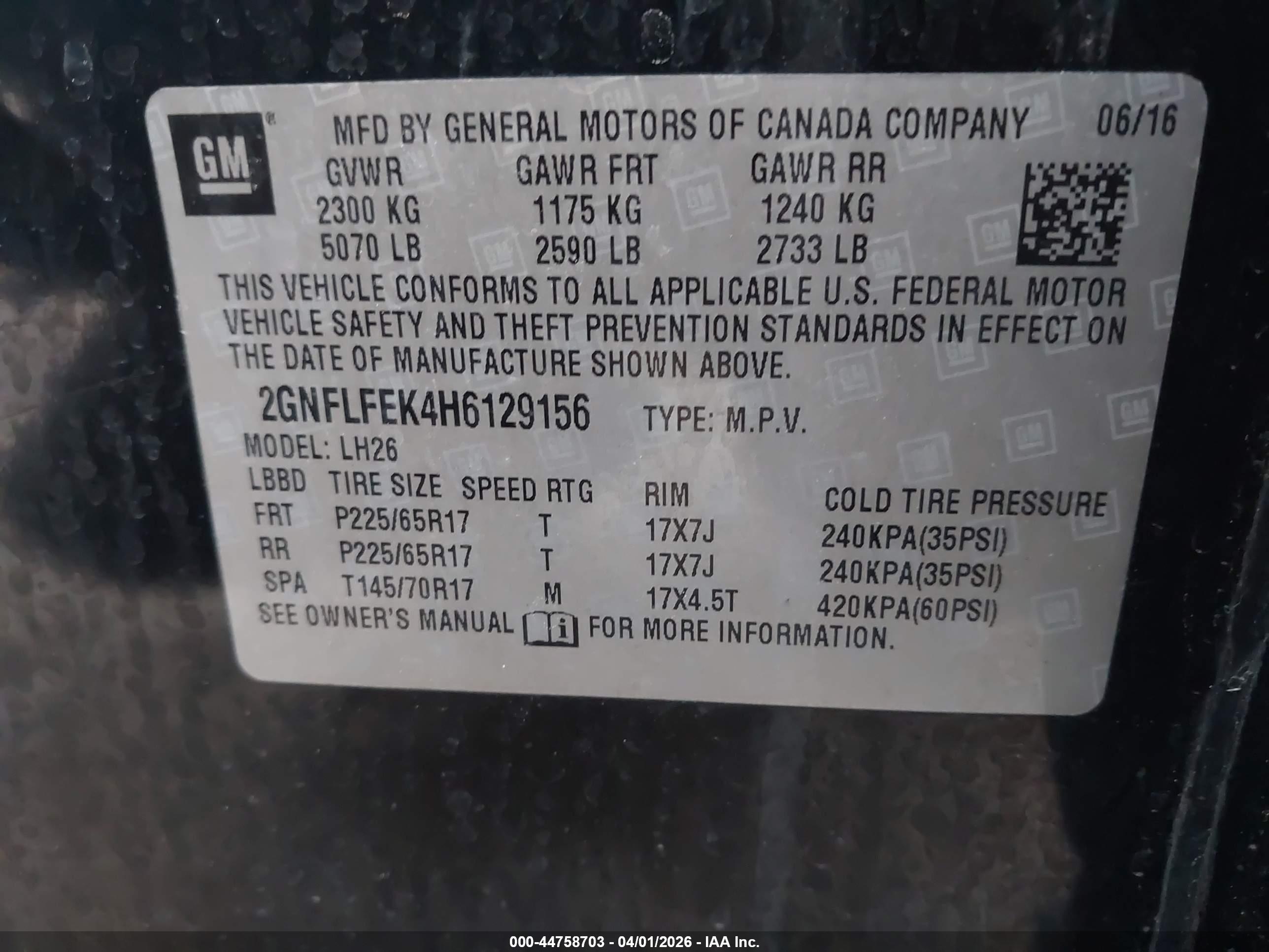 CHEVROLET EQUINOX image 9