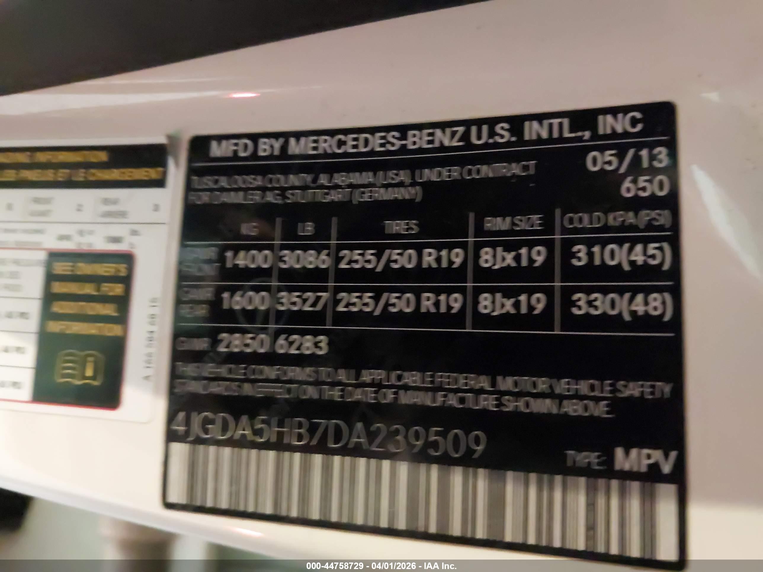 MERCEDES-BENZ ML image 9