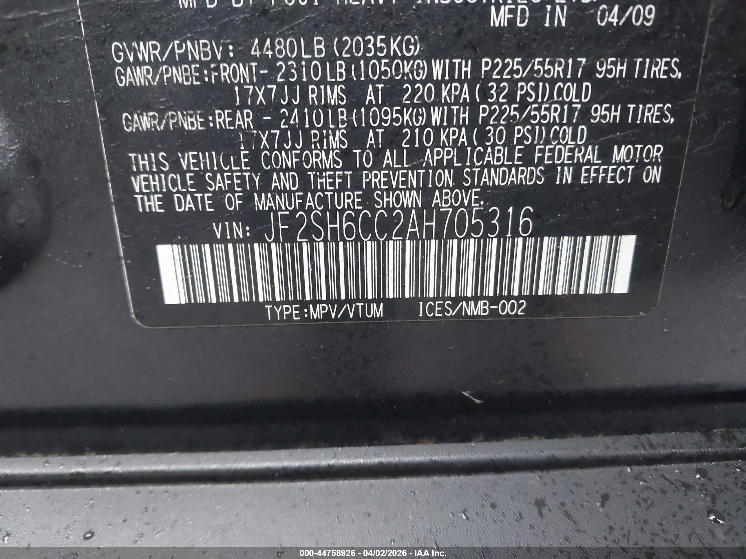 SUBARU FORESTER image 9