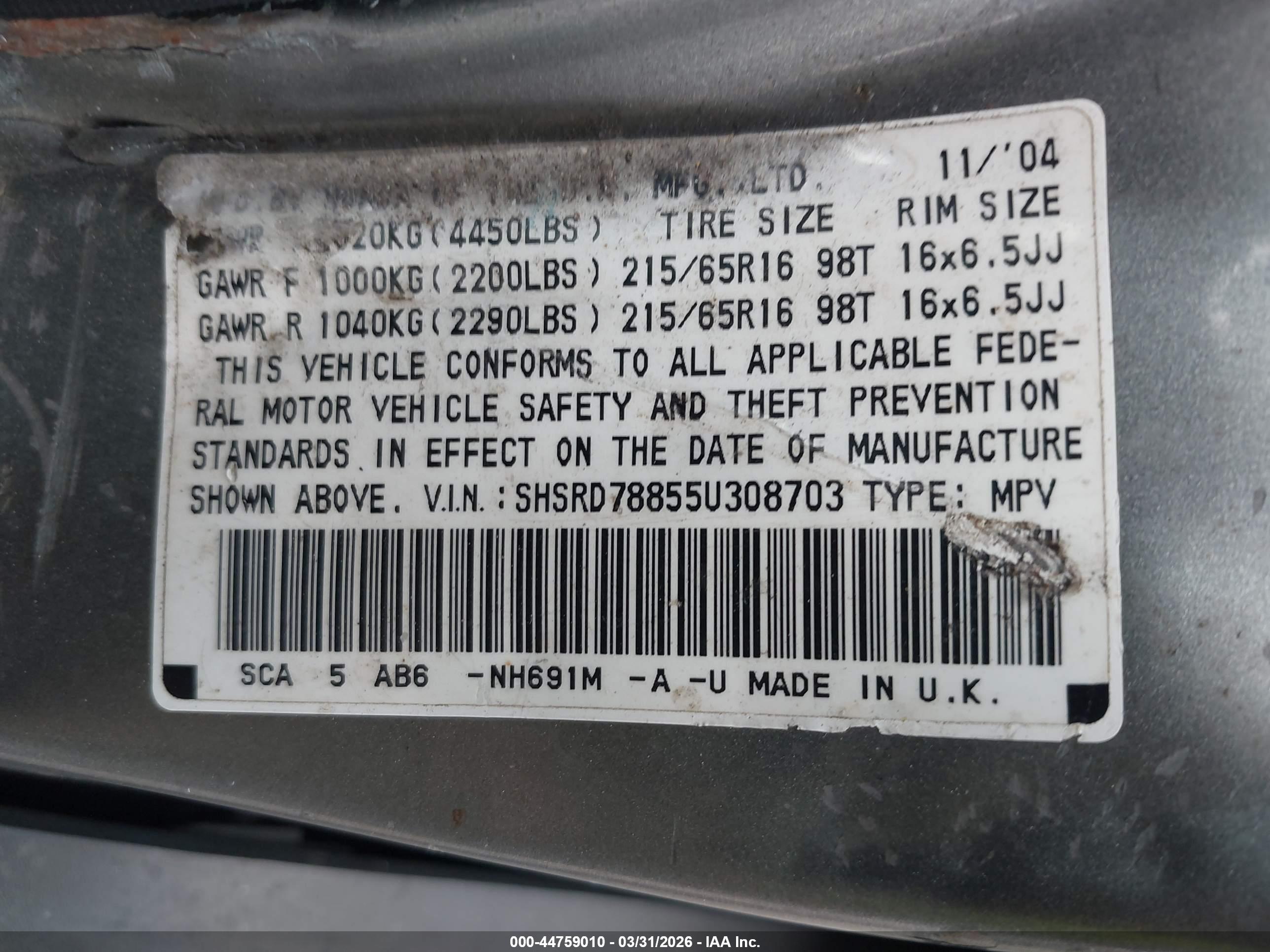 HONDA CR-V image 9