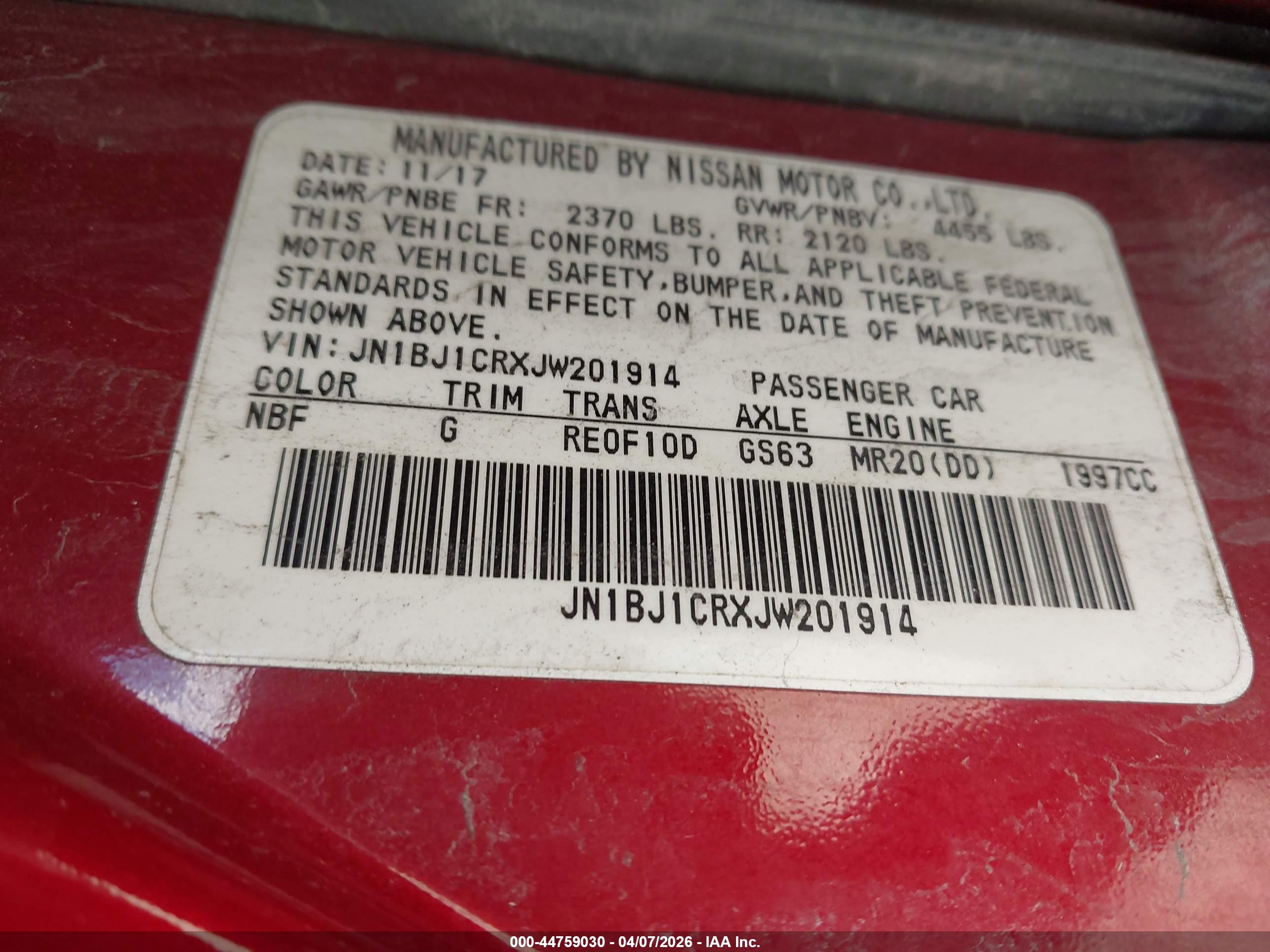 NISSAN ROGUE image 9