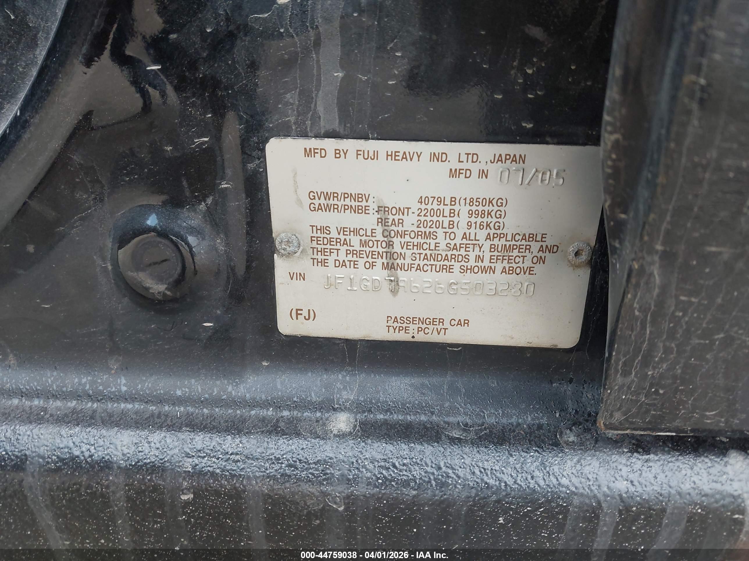 SUBARU IMPREZA image 9