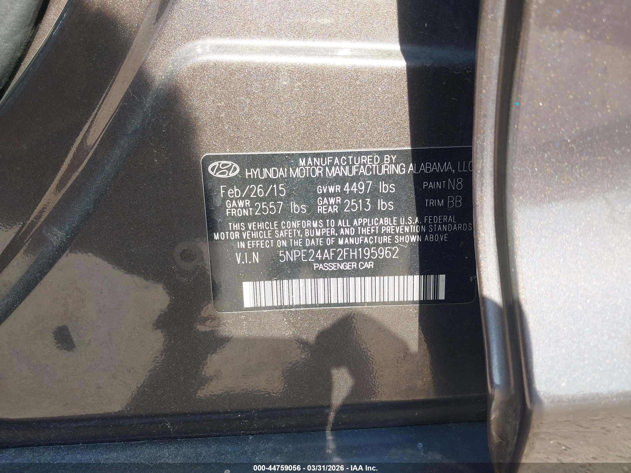 HYUNDAI SONATA image 9