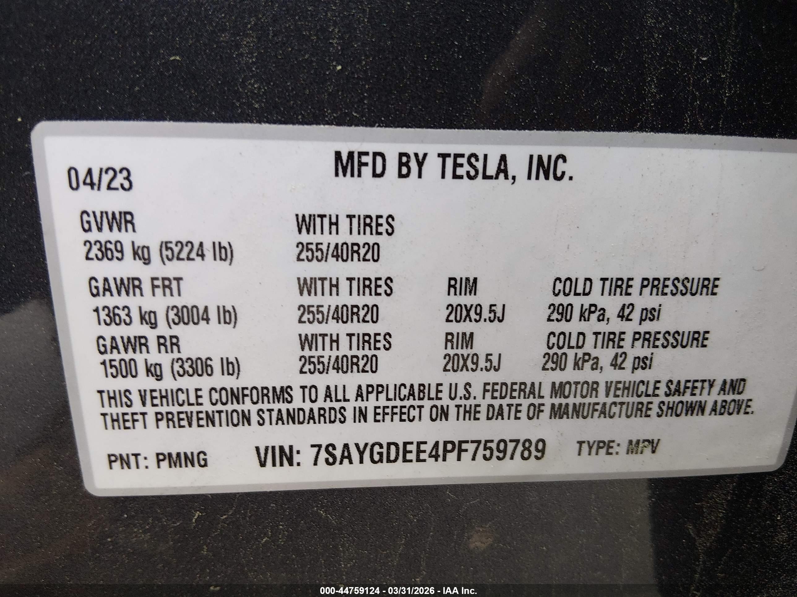 TESLA MODEL image 9